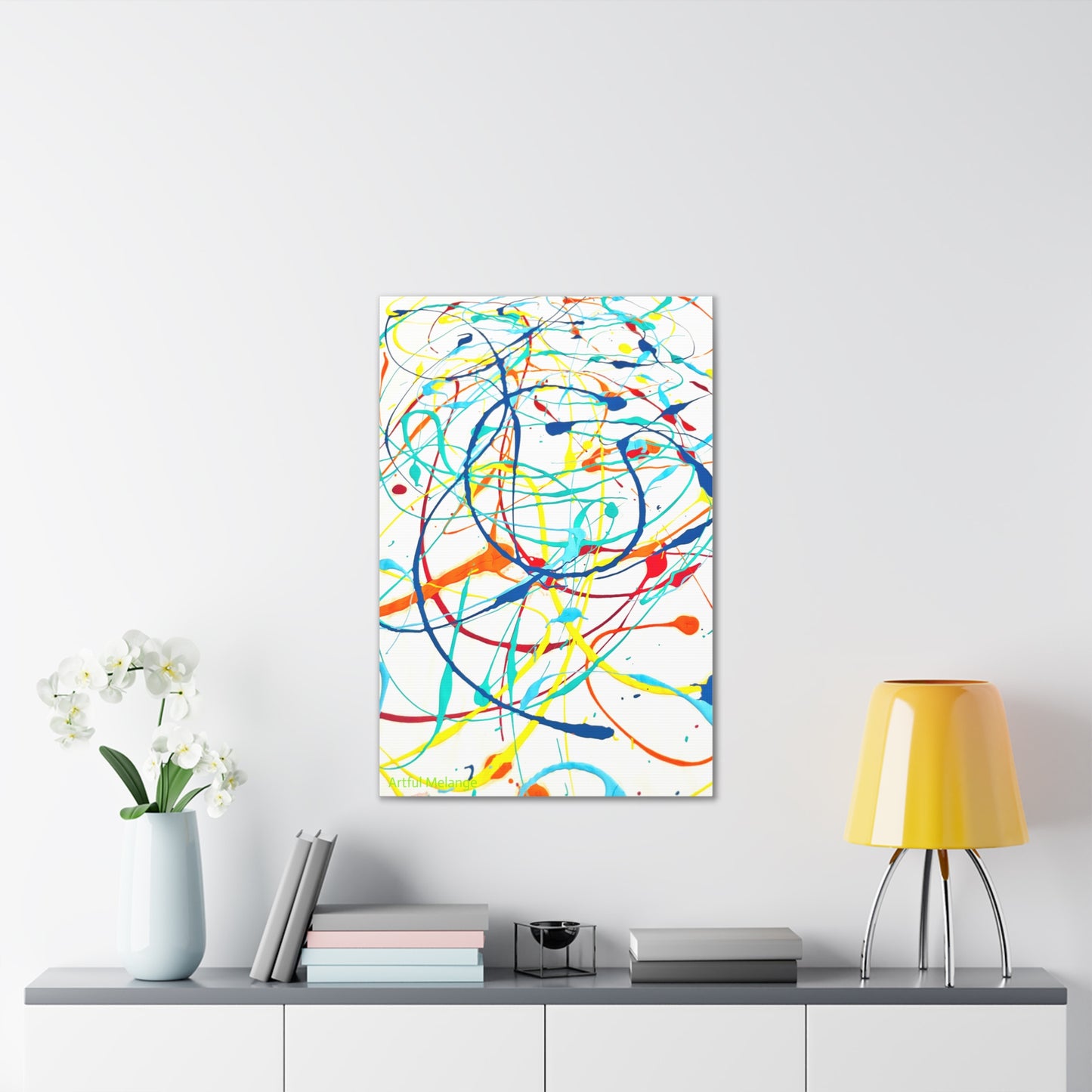 Acrylic Abstract Canvas Print - Richly Textured Artistry