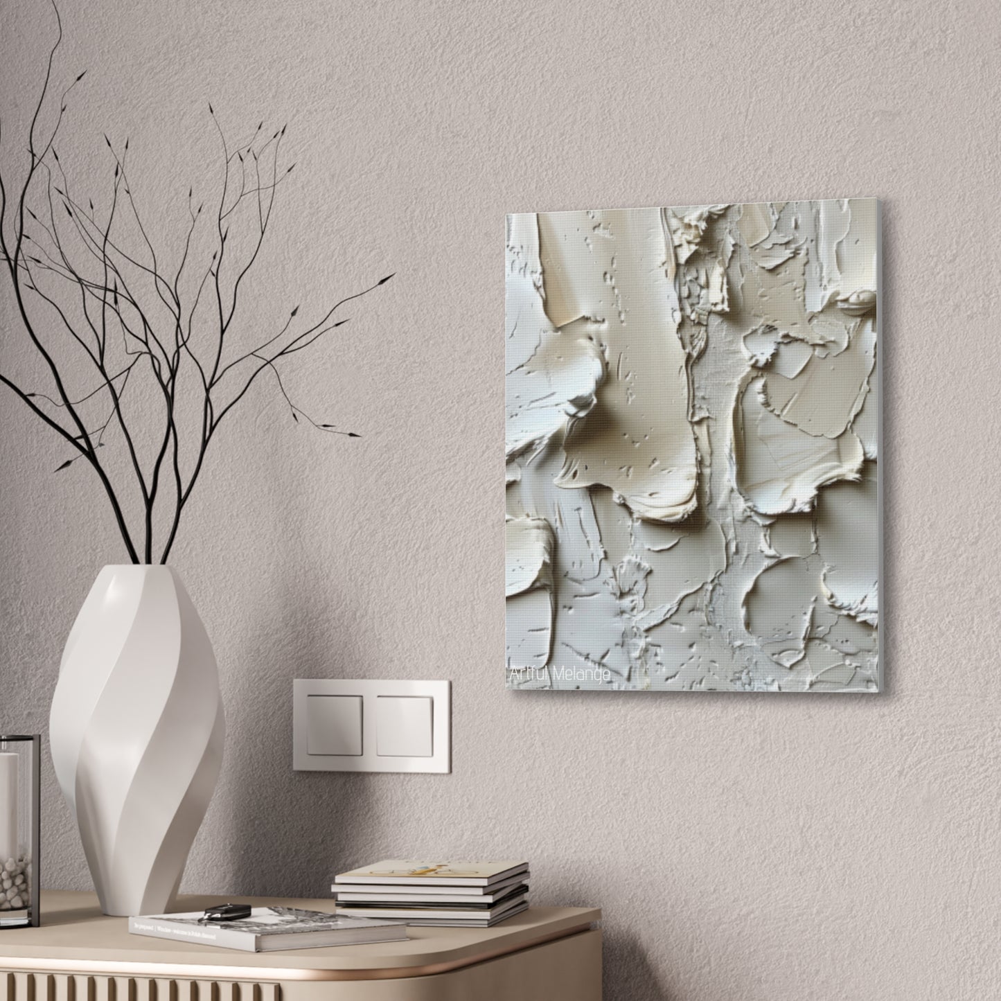 Primary Elegance: A Symphony of Sophistication Canvas Print