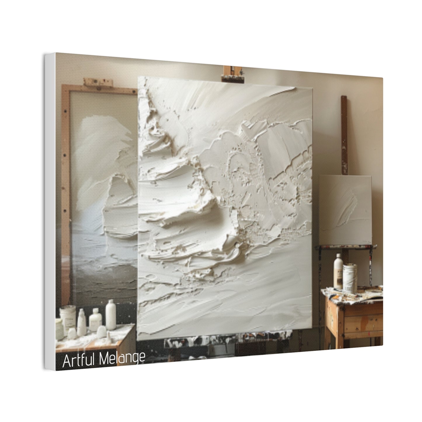 Primary Elegance: A Symphony of Sophistication Canvas Print