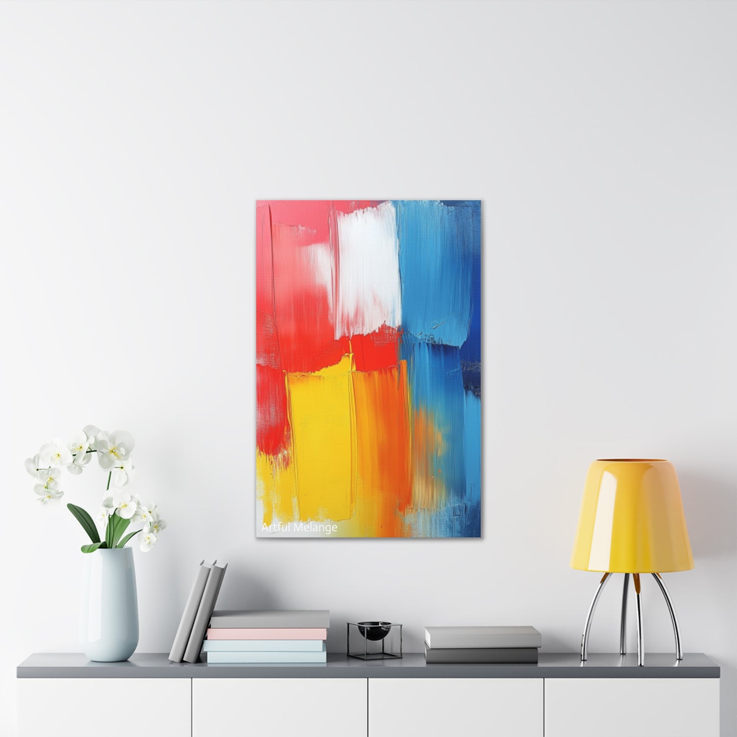 Acrylic Abstract Canvas Print - Richly Textured Artistry