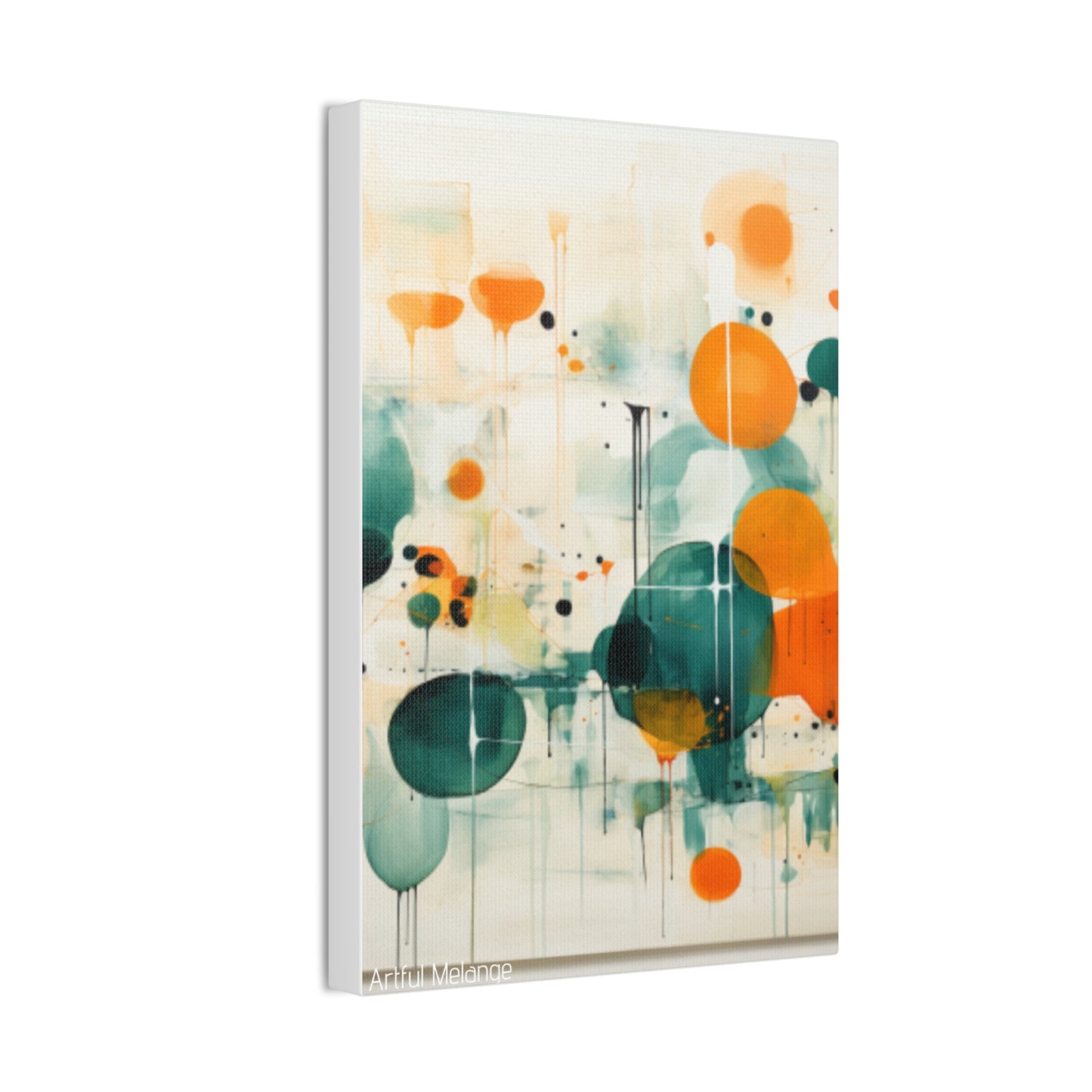 Primary Elegance: A Symphony of Sophistication Canvas Print