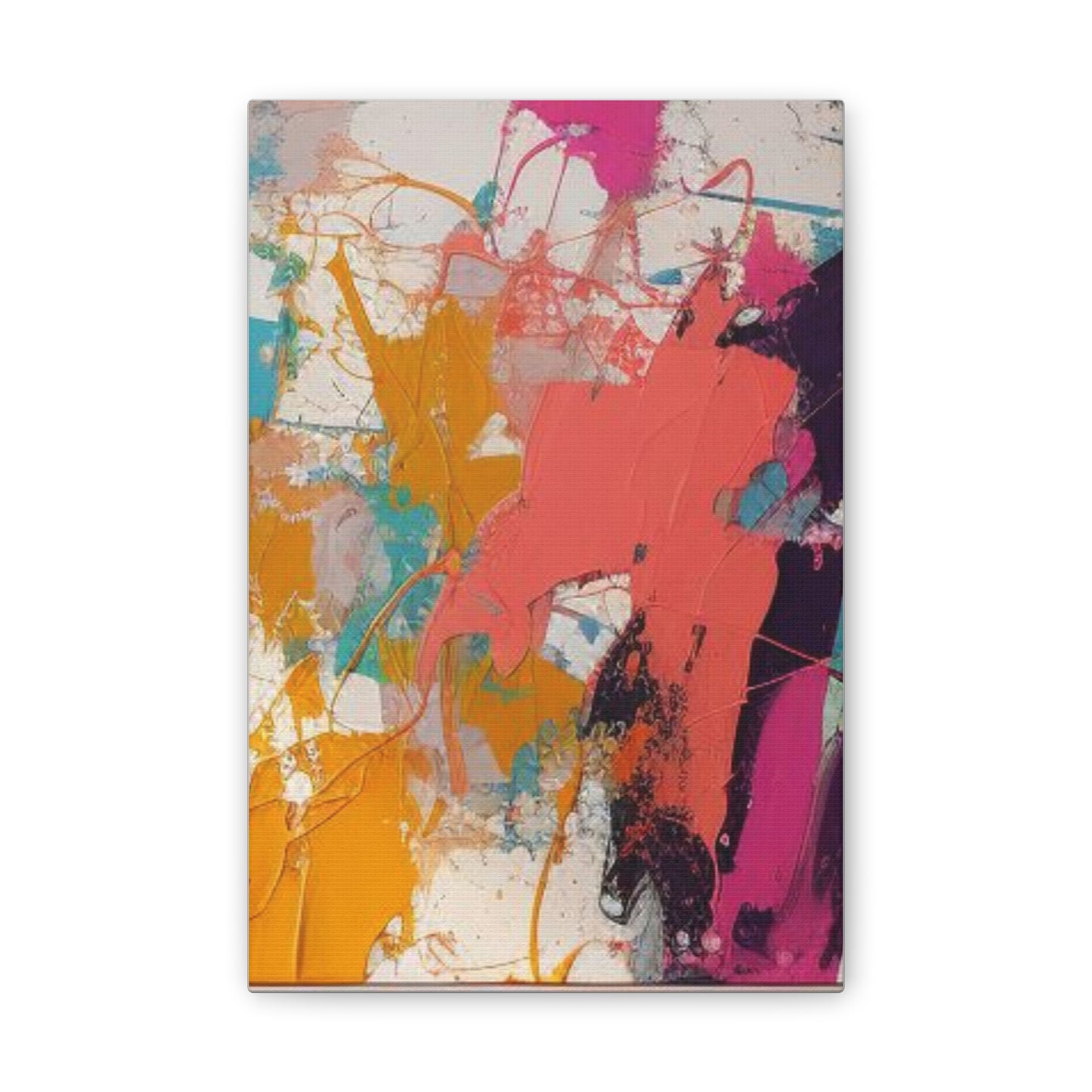 Primary Elegance: A Symphony of Sophistication Canvas Print