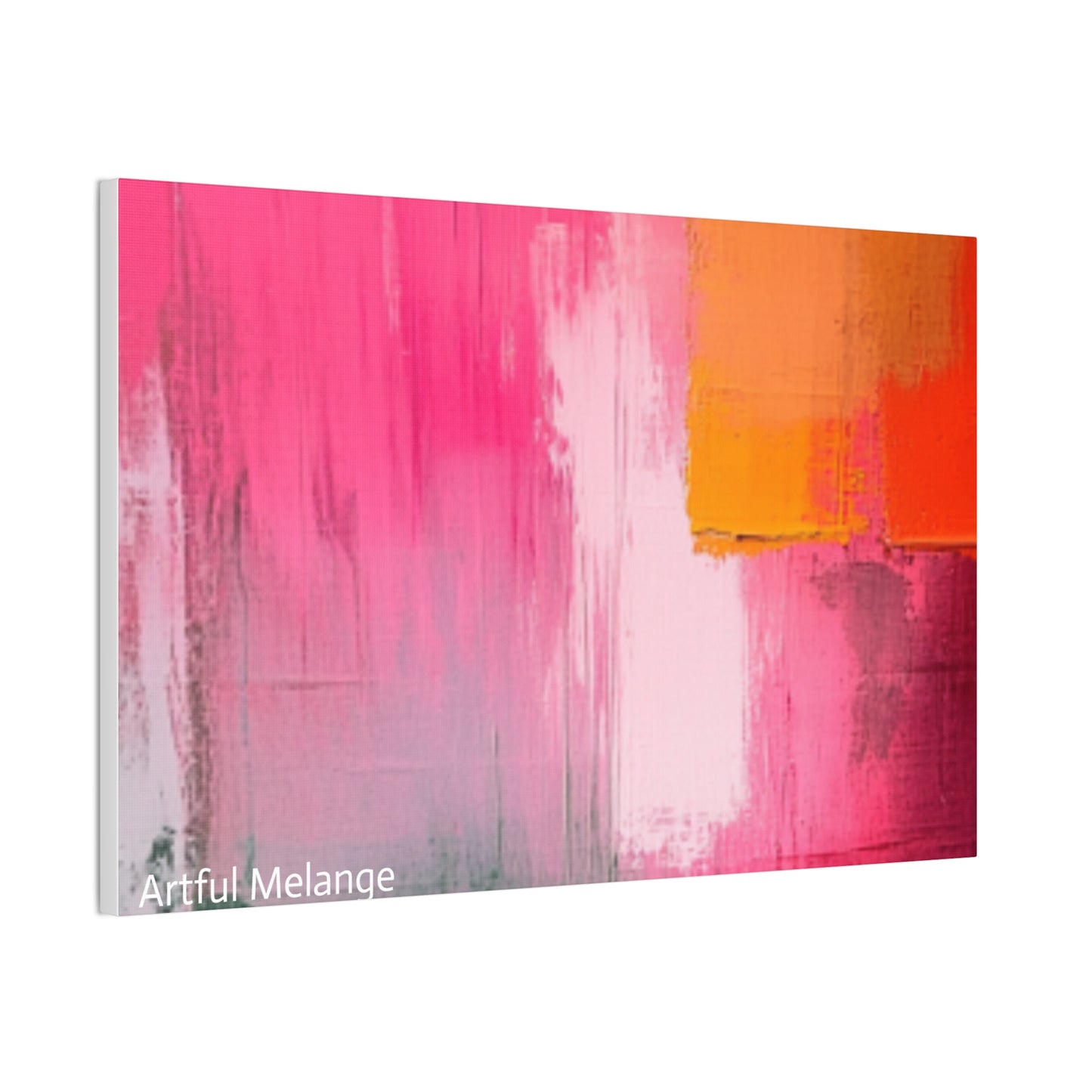 Acrylic Abstract Canvas Print - Richly Textured Artistry