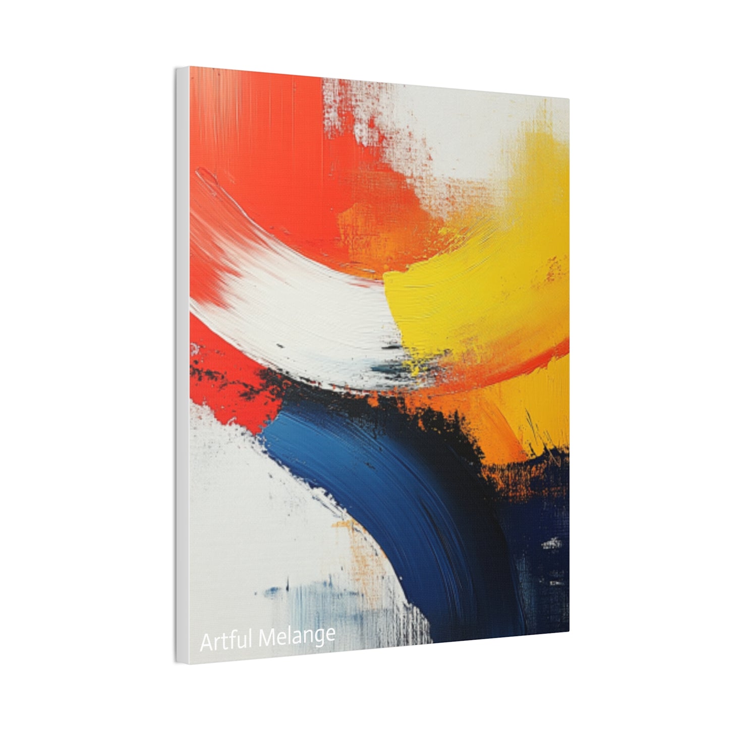 Acrylic Abstract Canvas Print - Richly Textured Artistry