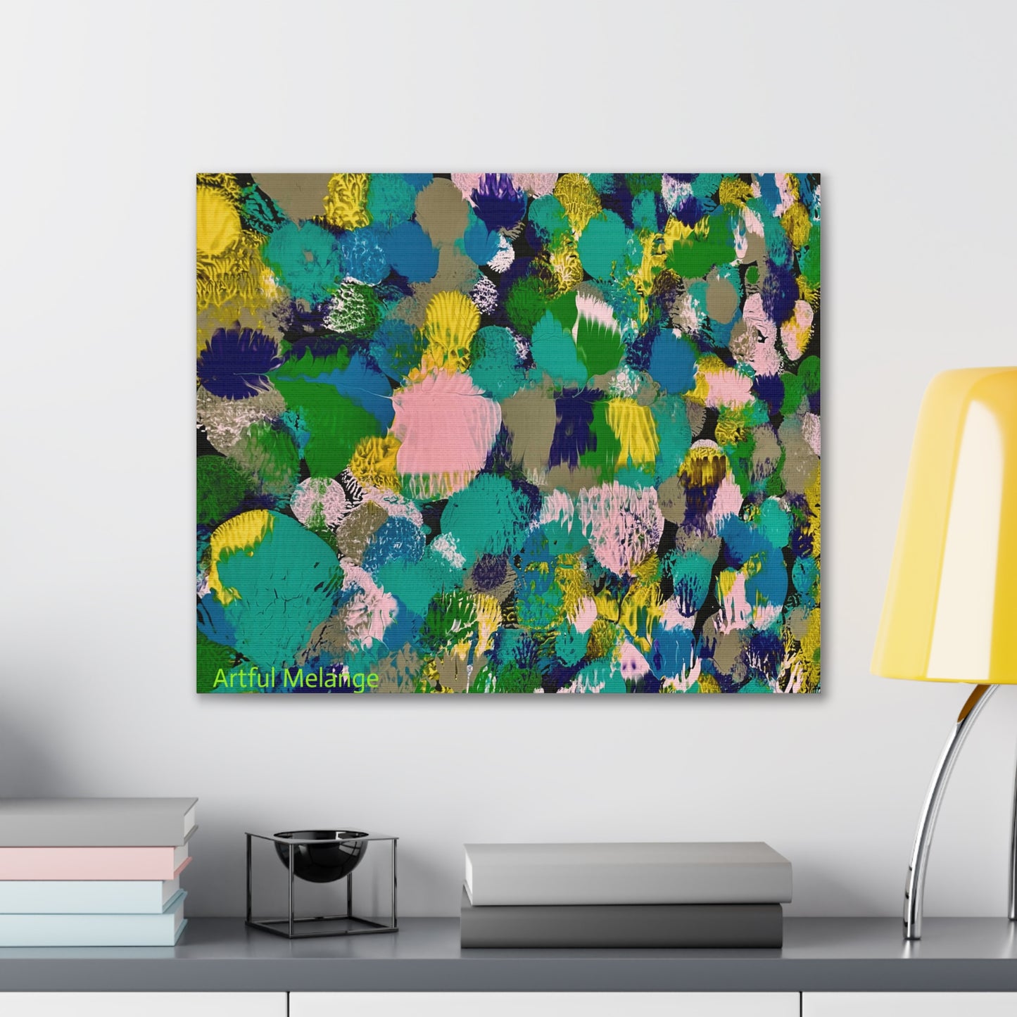 Acrylic Abstract Canvas Print - Richly Textured Artistry