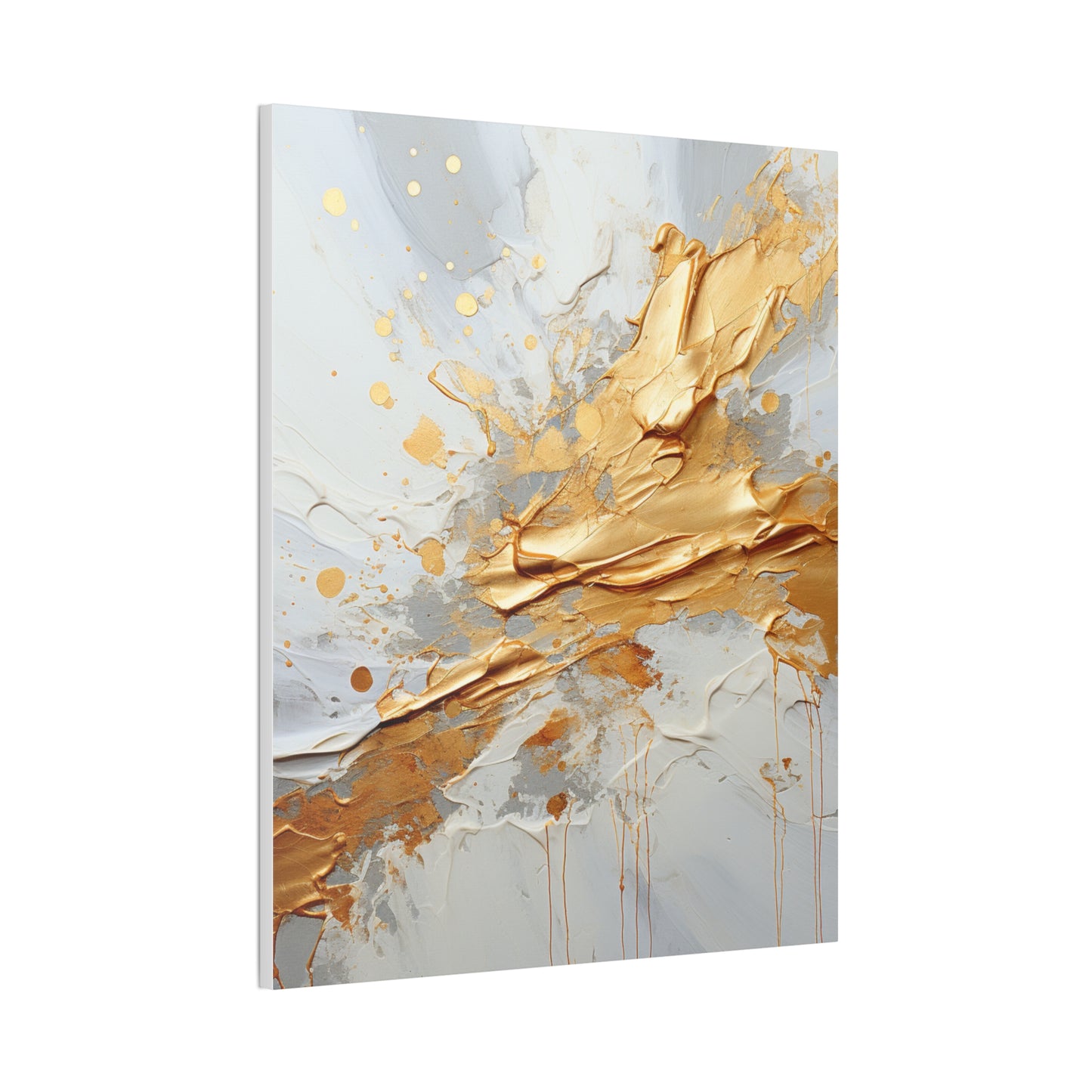 Acrylic Abstract Canvas Print - Richly Textured Artistry