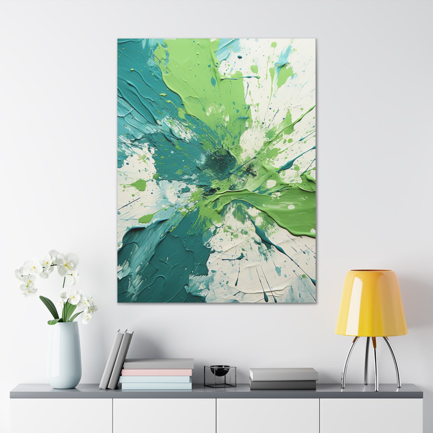 Acrylic Abstract Canvas Print - Richly Textured Artistry