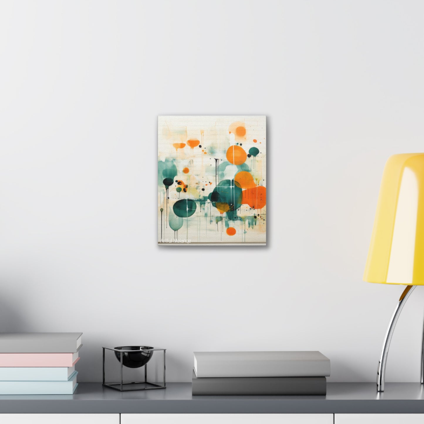 Primary Elegance: A Symphony of Sophistication Canvas Print