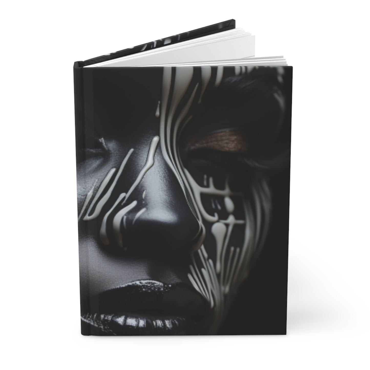 Elegance In Black: Melanated Hardcover Journal