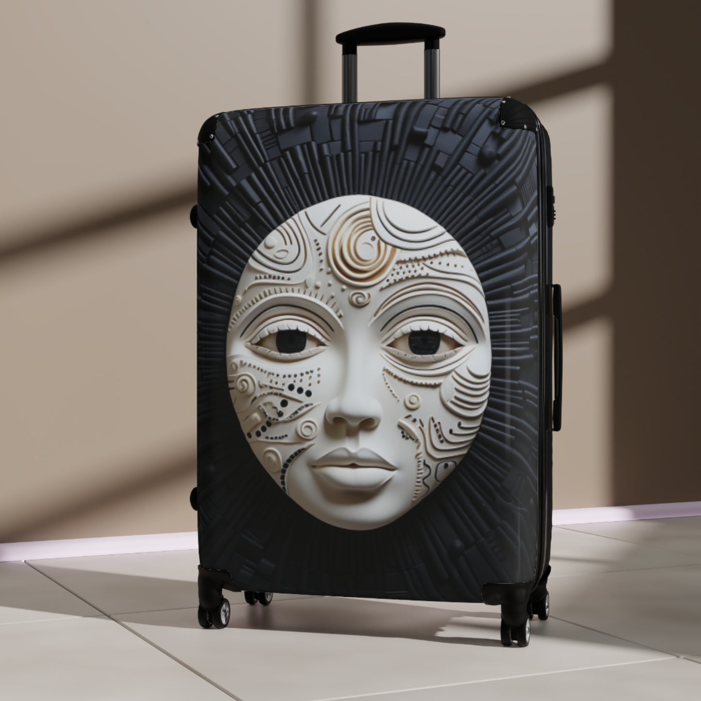 Melanated Jetsetter: Journey of Adinkra: Stylish Travel Luggage Pieces