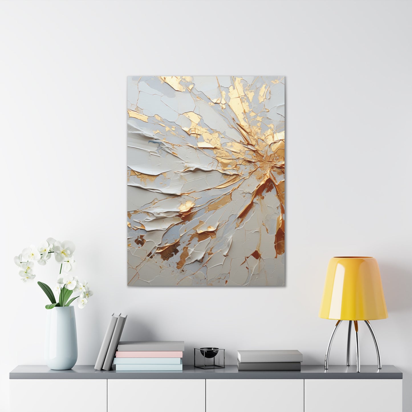 Acrylic Abstract Canvas Print - Richly Textured Artistry