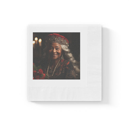 Regal Queen Claus Napkin Set 8