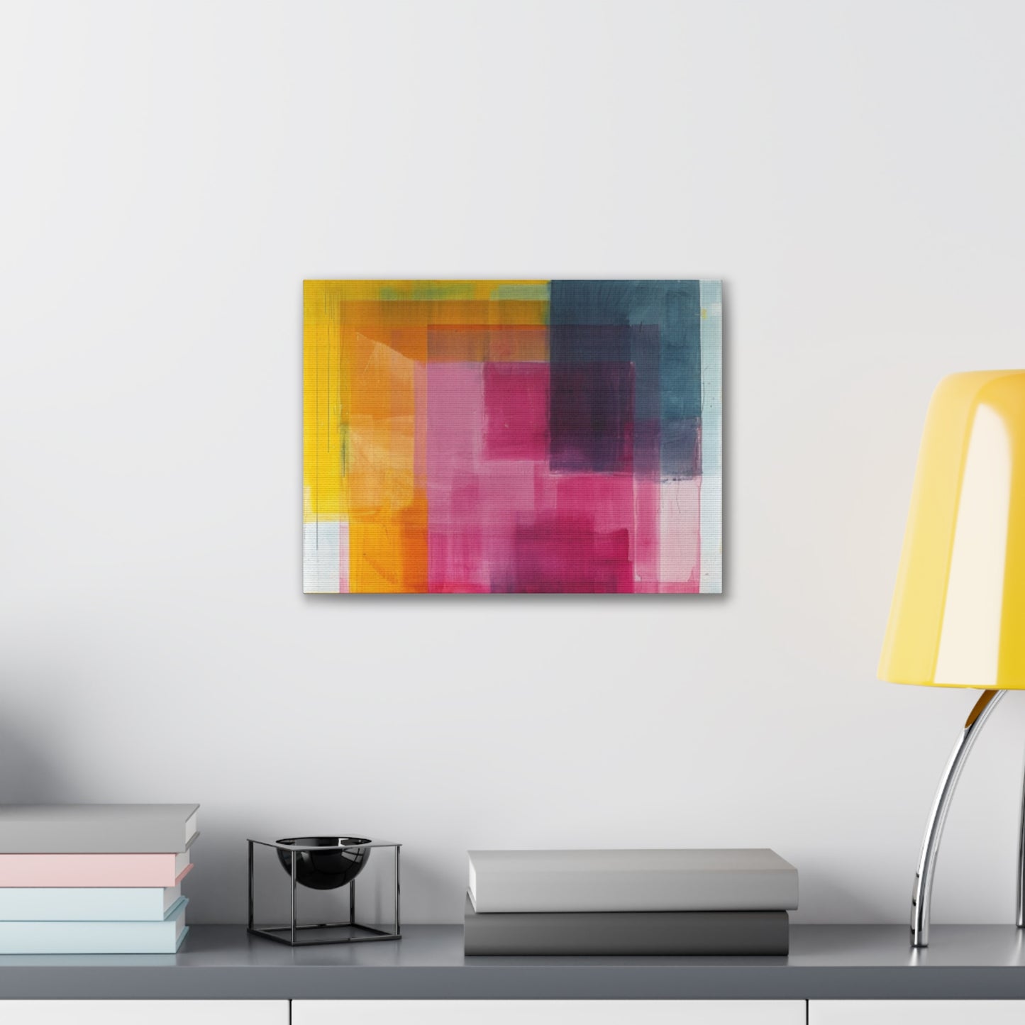 Primary Elegance: A Symphony of Sophistication Canvas Print