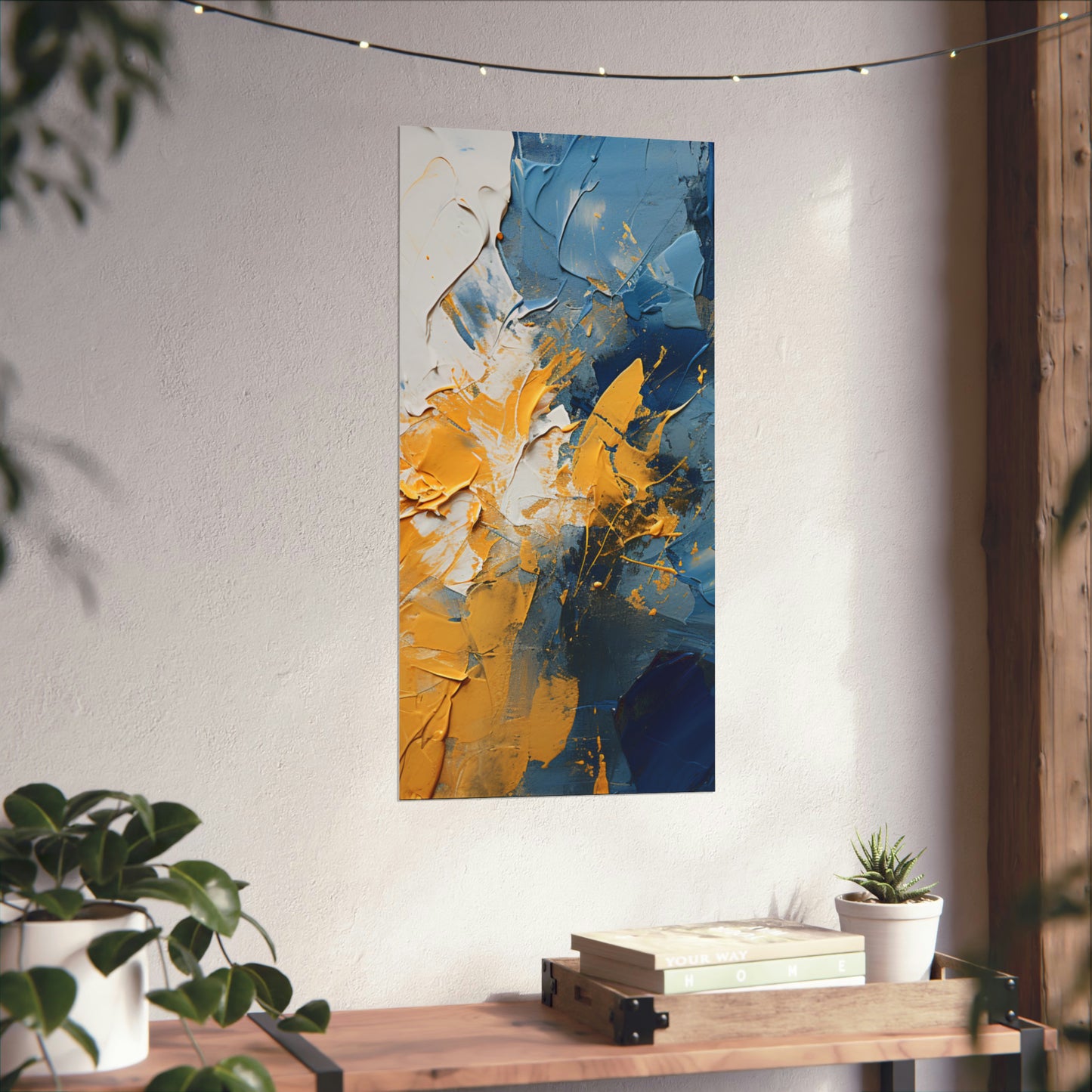 Radiant Harmony Matte Vertical Canvas Poster