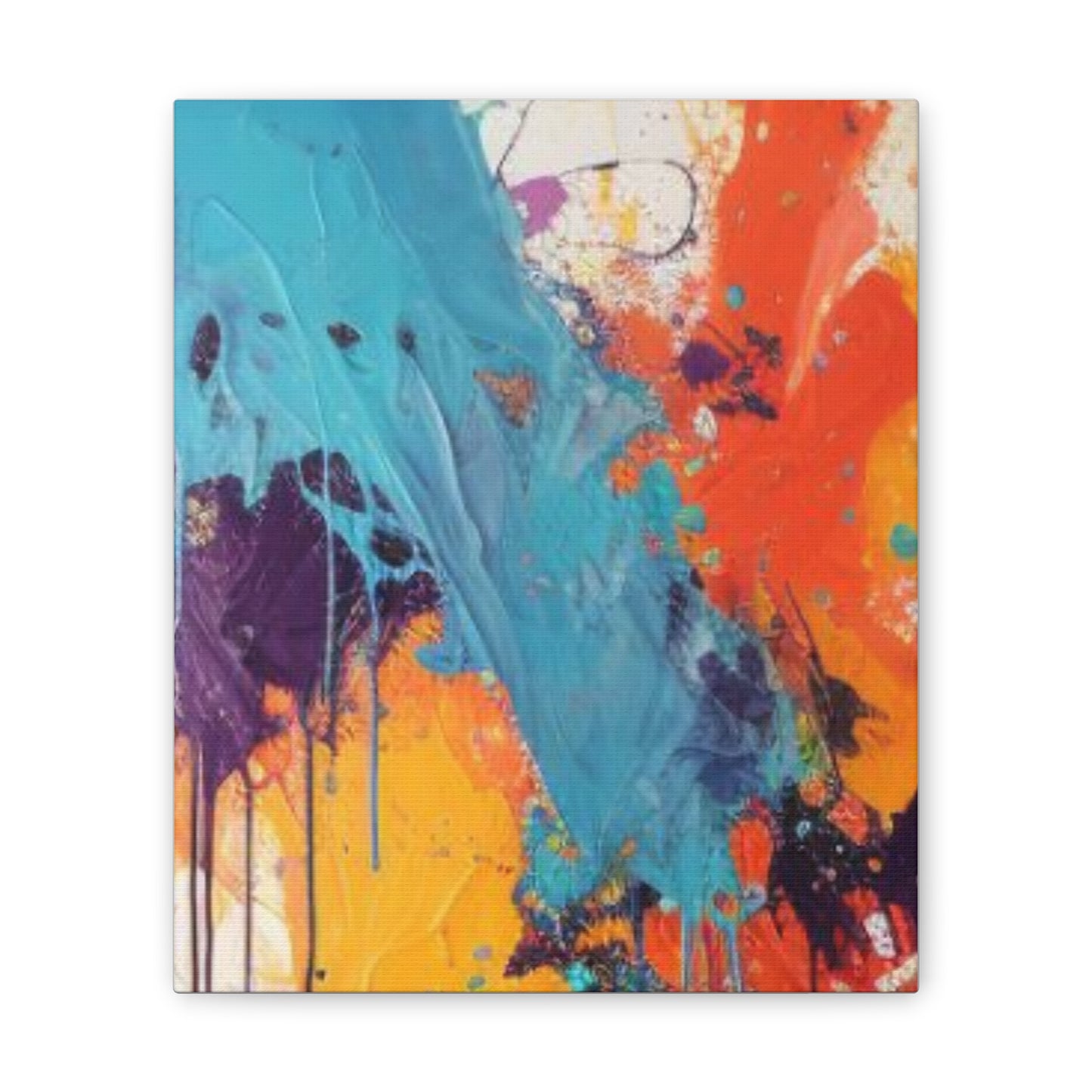 Primary Elegance: A Symphony of Sophistication Canvas Print