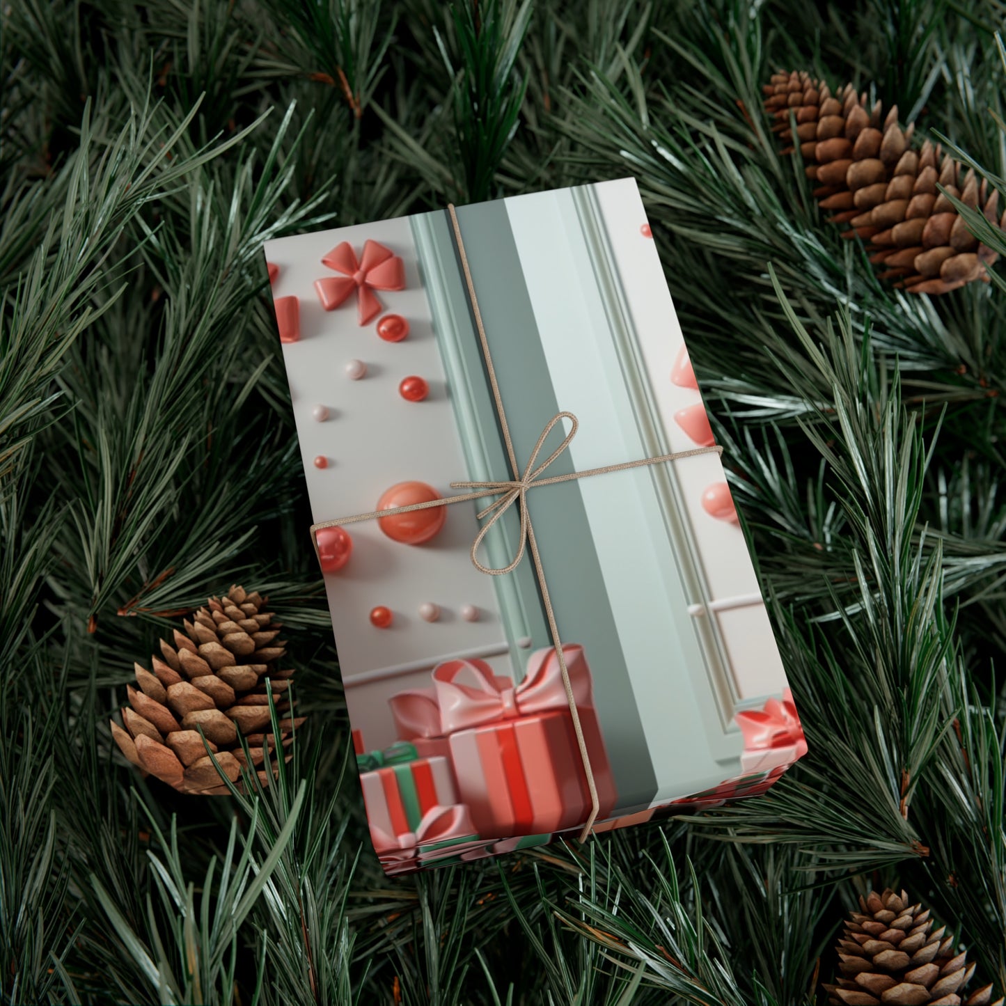 Elegant Pink Holiday Wrapping Paper Collection – Elevate Your Gifts with Sophisticated Style