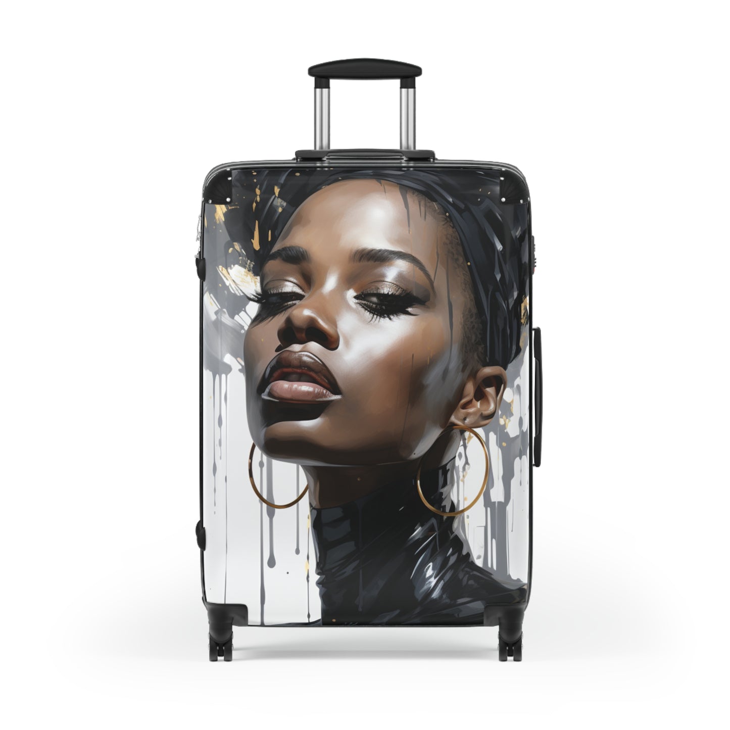 Melanated Jetsetter: Stylish Travel Luggage Pieces