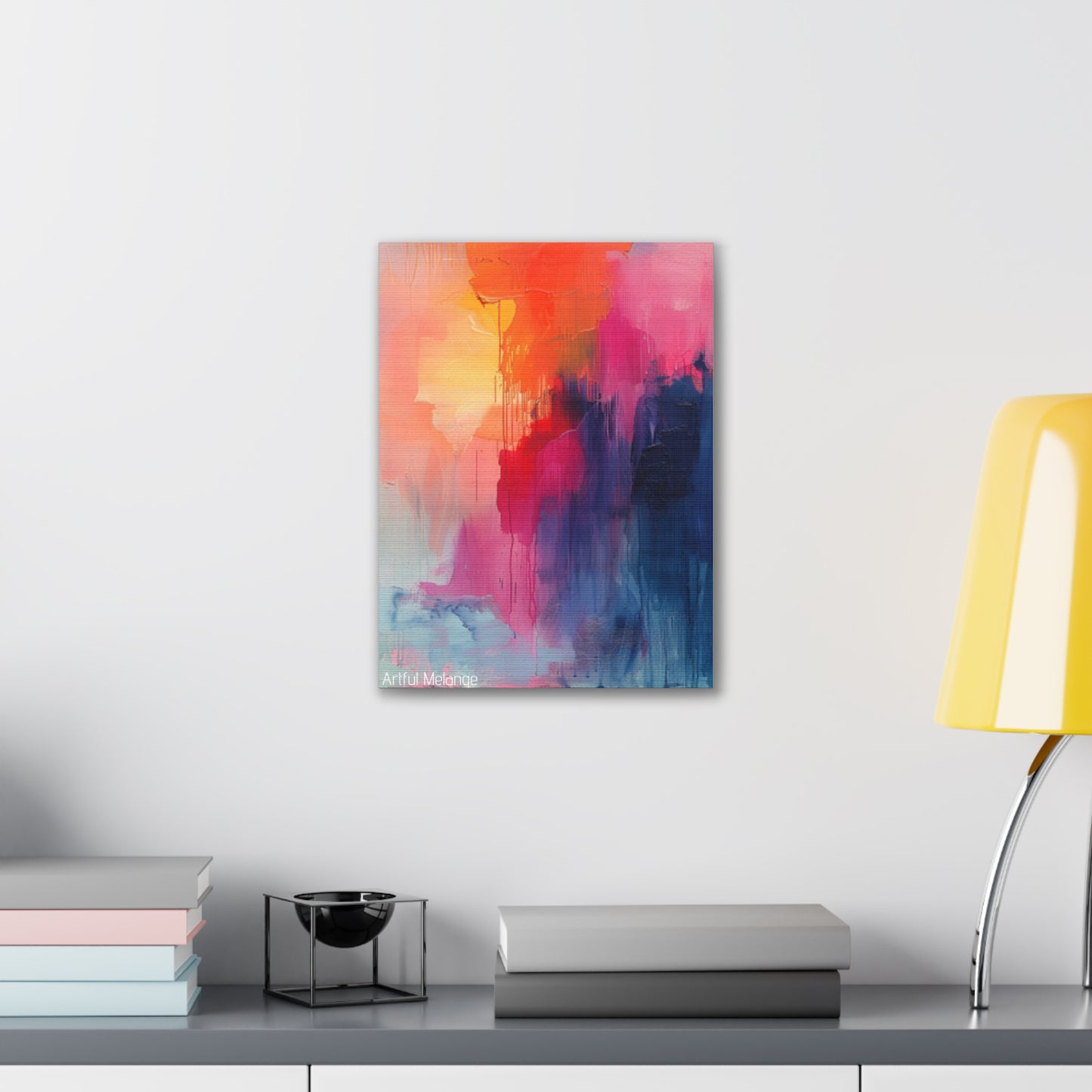 Primary Elegance: A Symphony of Sophistication Canvas Print