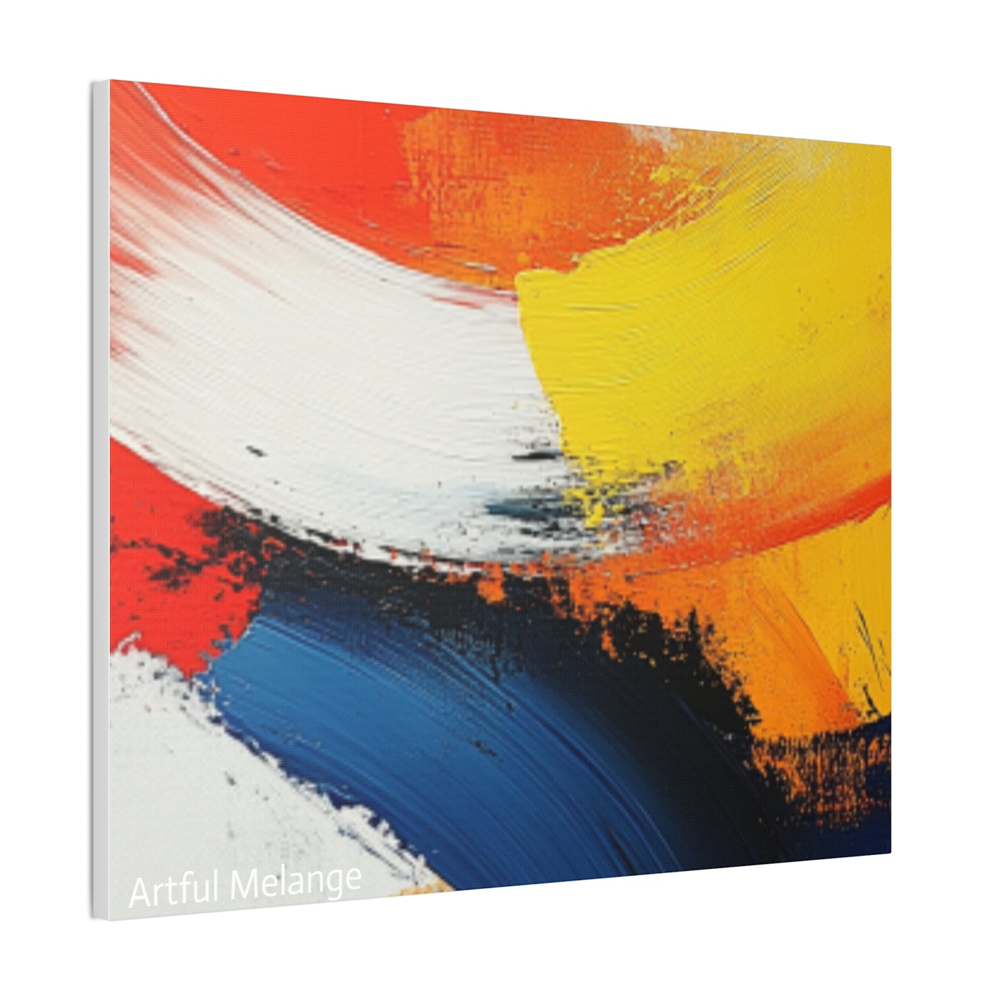 Acrylic Abstract Canvas Print - Richly Textured Artistry