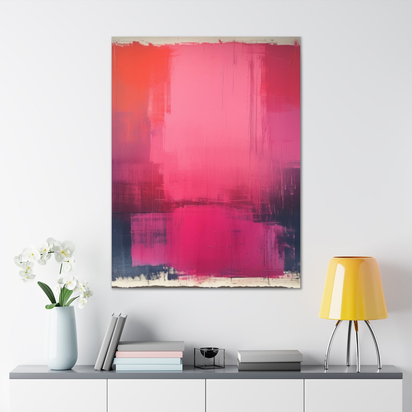 In The Pink: A Symphony of Sophistication Canvas Print