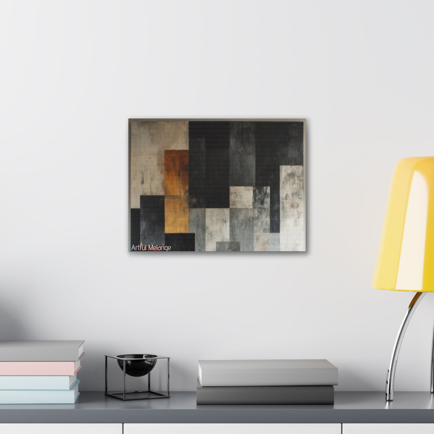 Primary Elegance: A Symphony of Sophistication Canvas Print