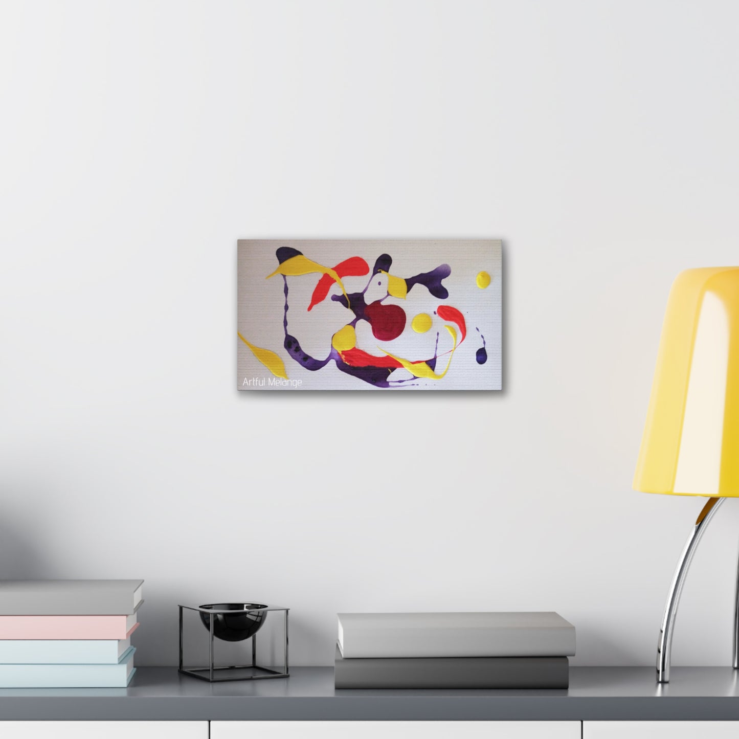 Primary Elegance: A Symphony of Sophistication Canvas Print