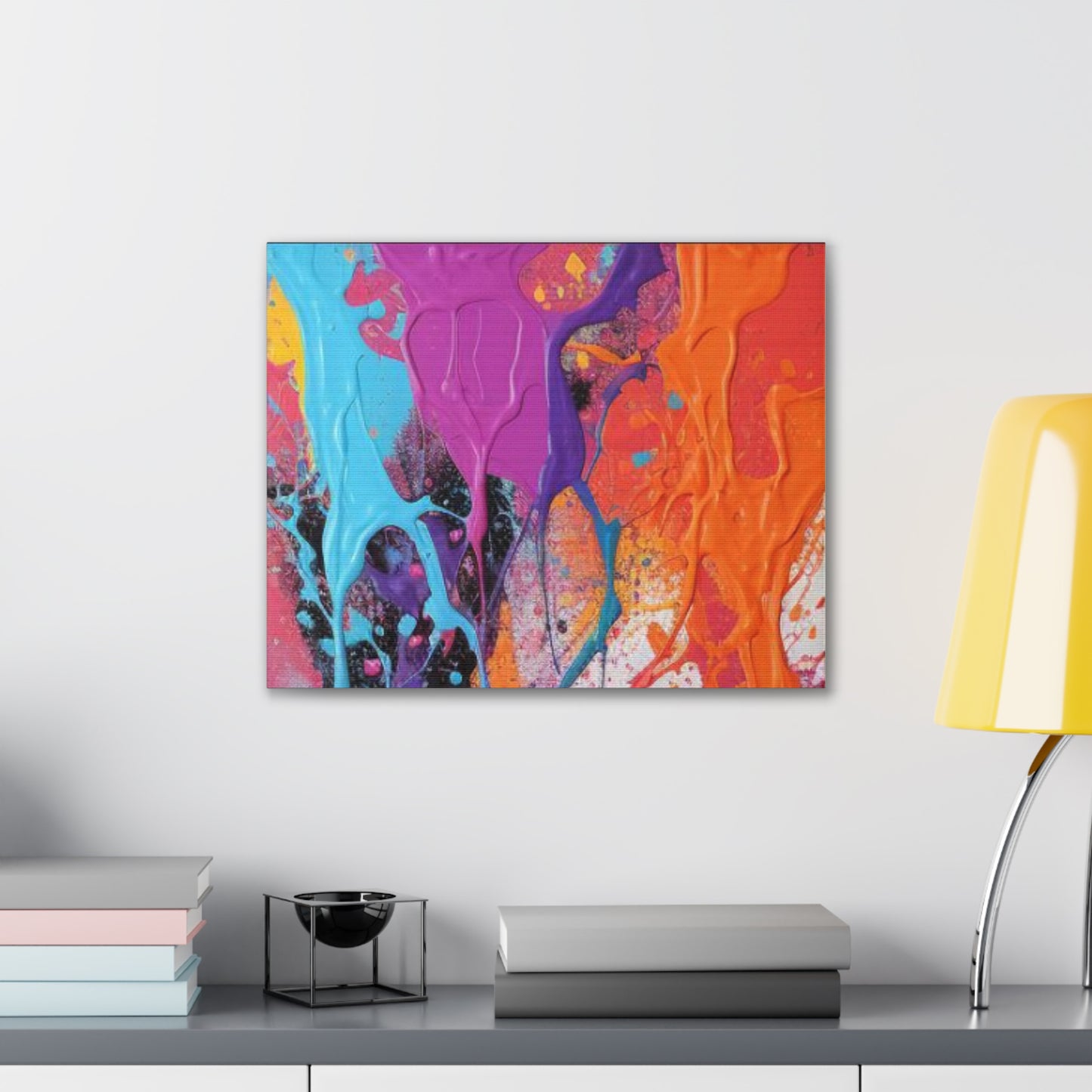 Primary Elegance: A Symphony of Sophistication Canvas Print