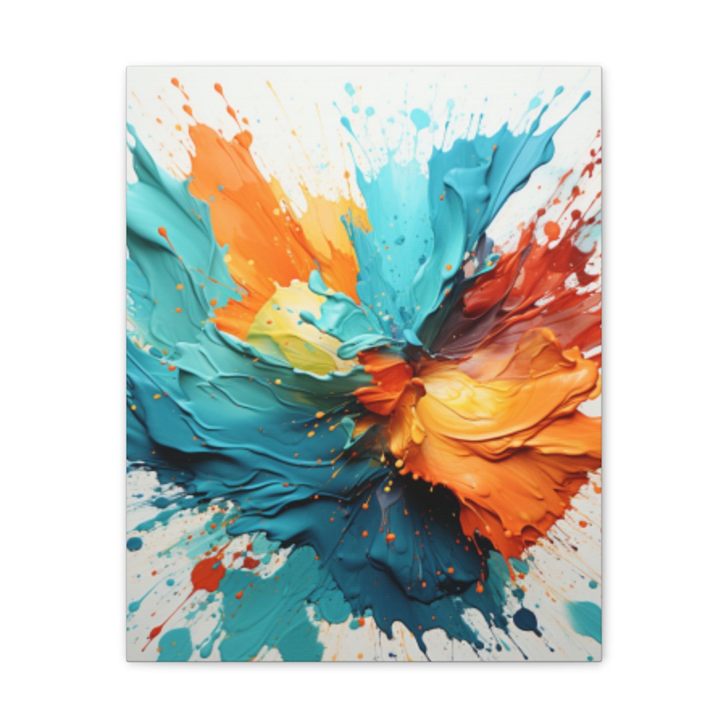 Primary Elegance: A Symphony of Sophistication Canvas Print