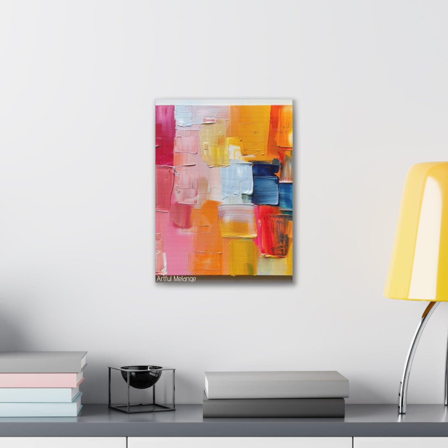 Primary Elegance: A Symphony of Sophistication Canvas Print