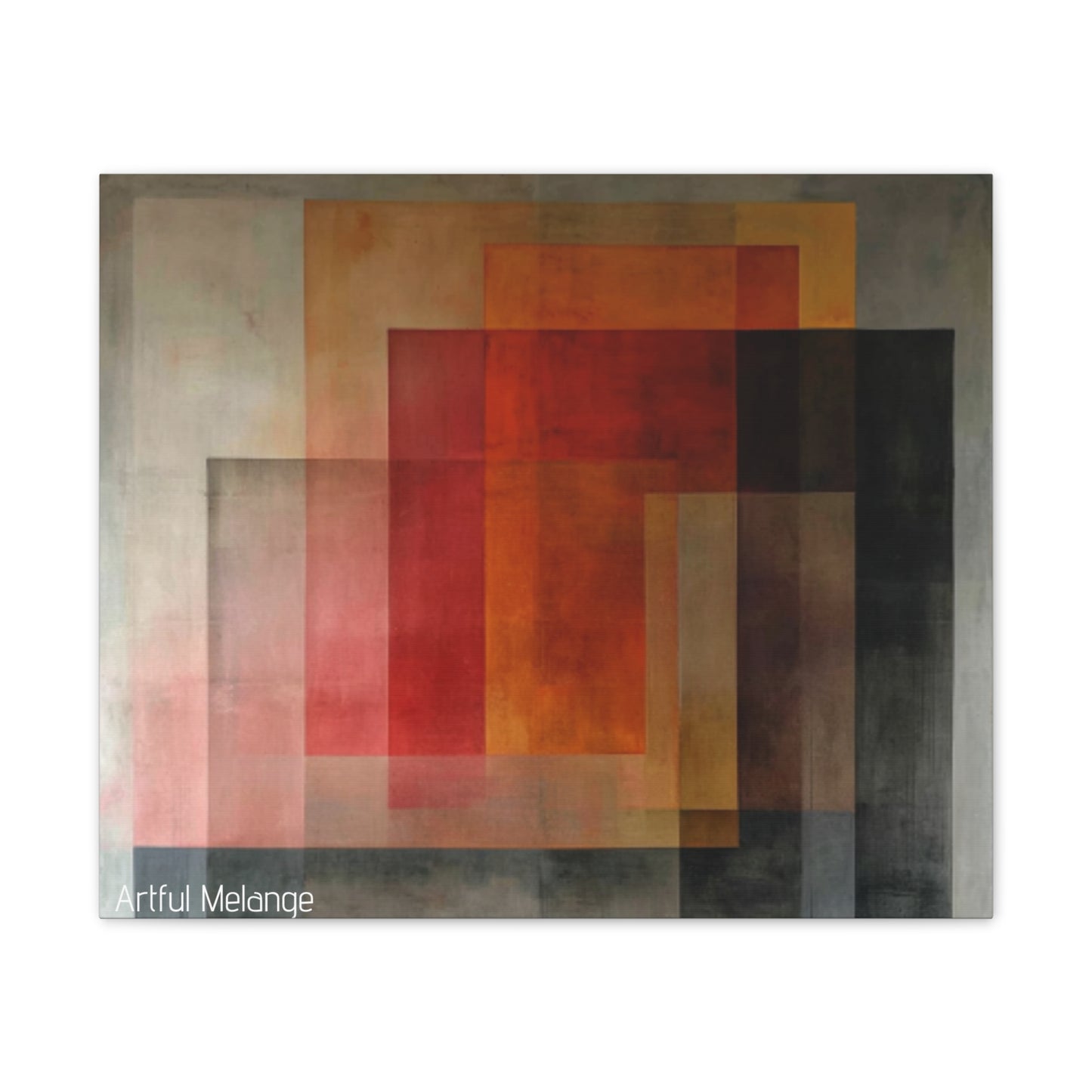 Primary Elegance: A Symphony of Sophistication Canvas Print