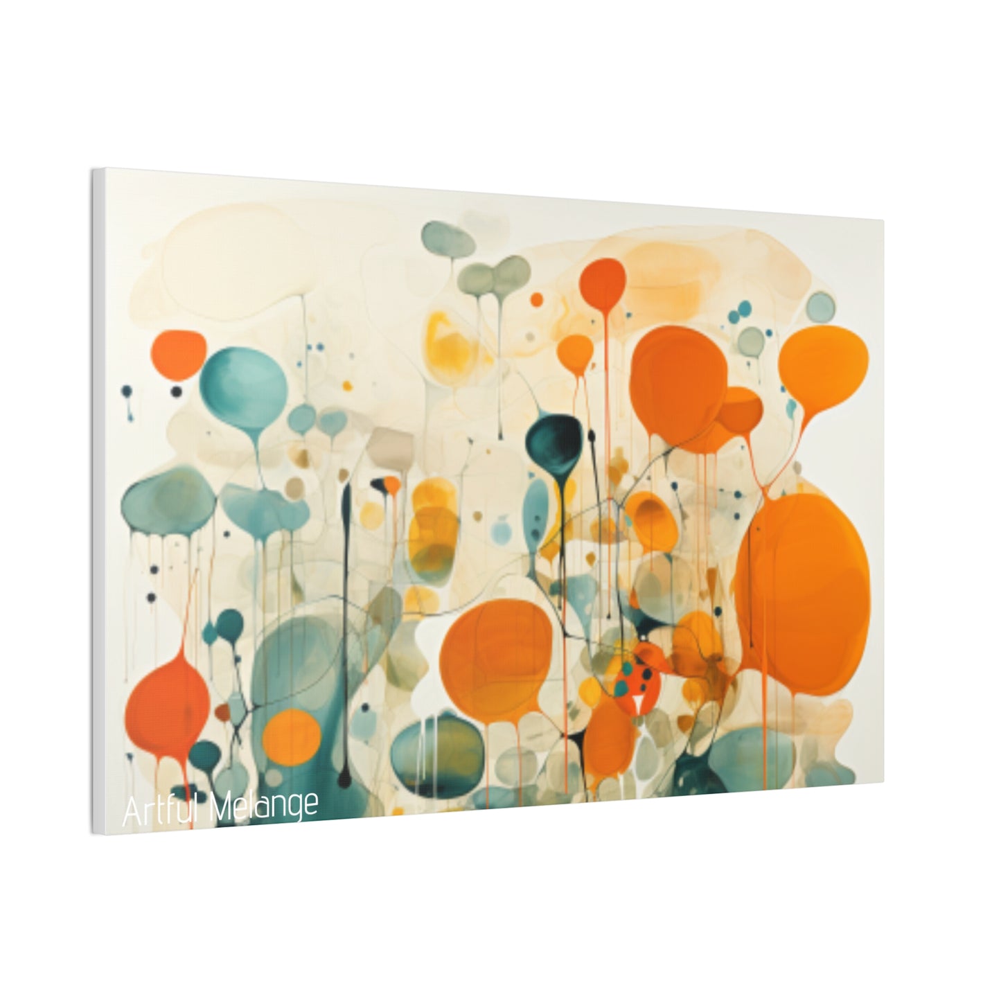 Primary Elegance: A Symphony of Sophistication Canvas Print