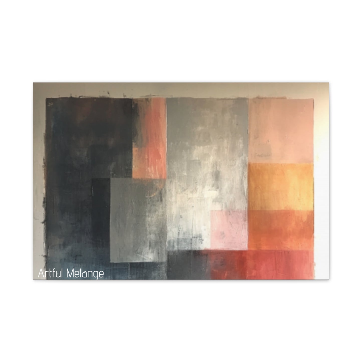 Primary Elegance: A Symphony of Sophistication Canvas Print