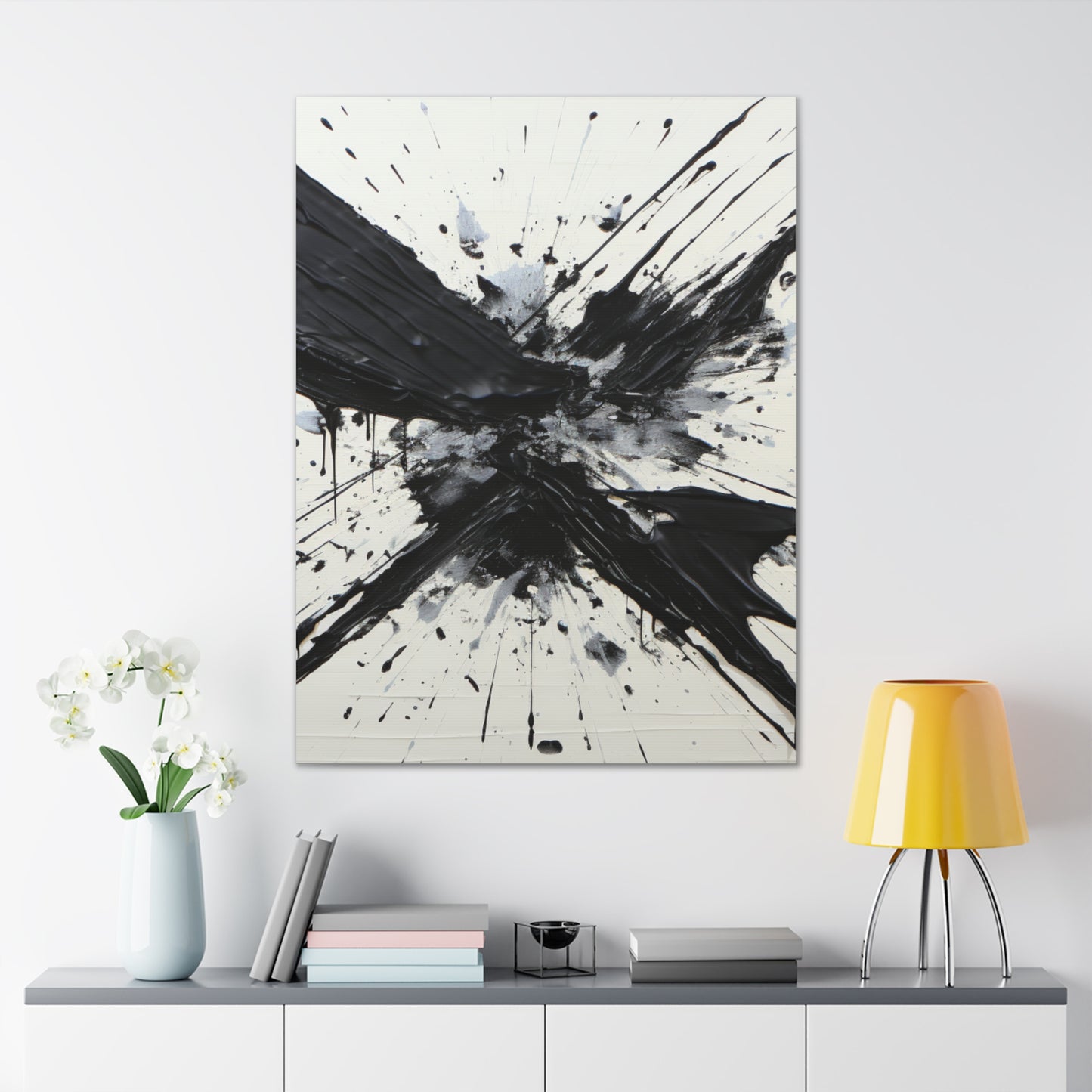 Acrylic Abstract Canvas Print - Richly Textured Artistry