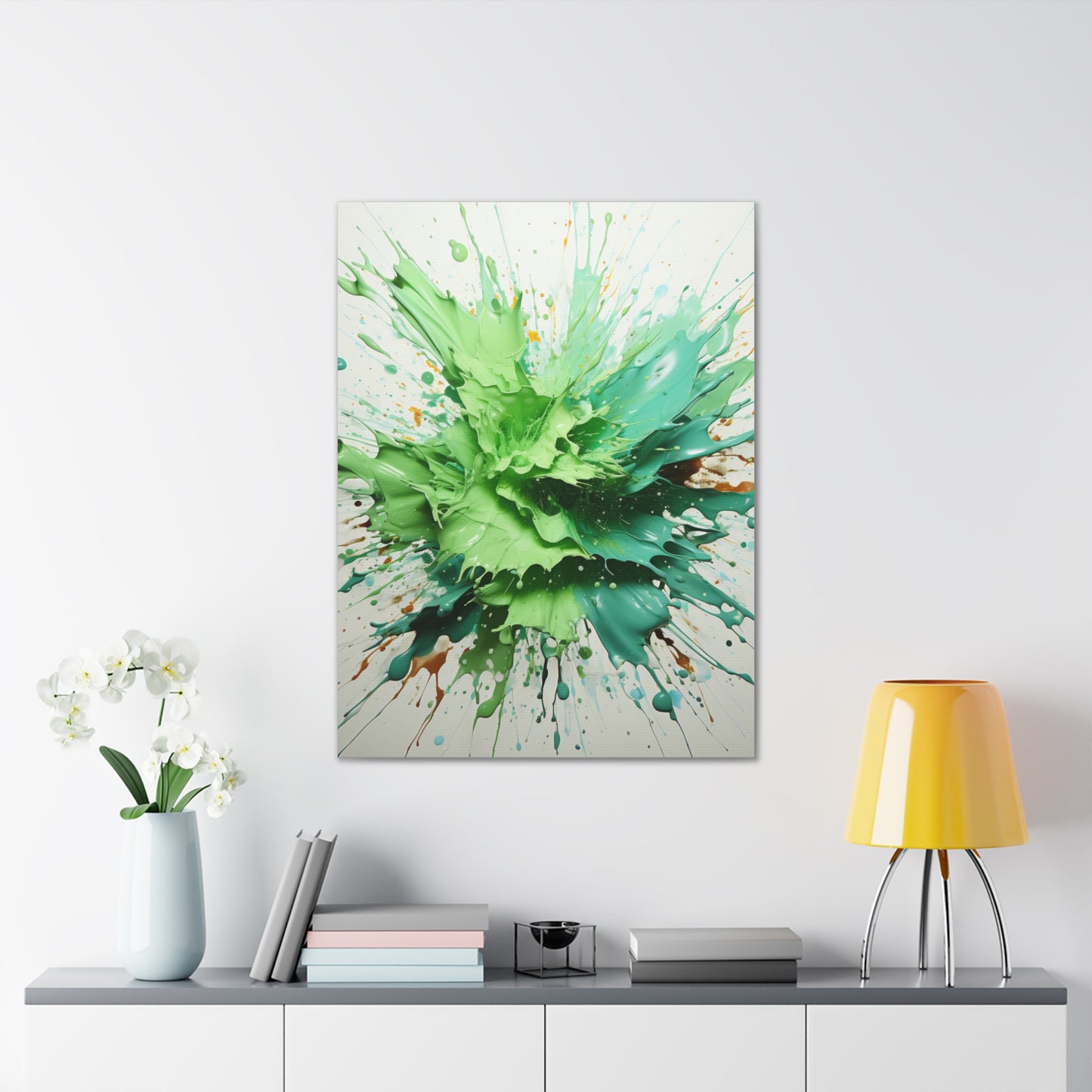 Acrylic Abstract Canvas Print - Richly Textured Artistry