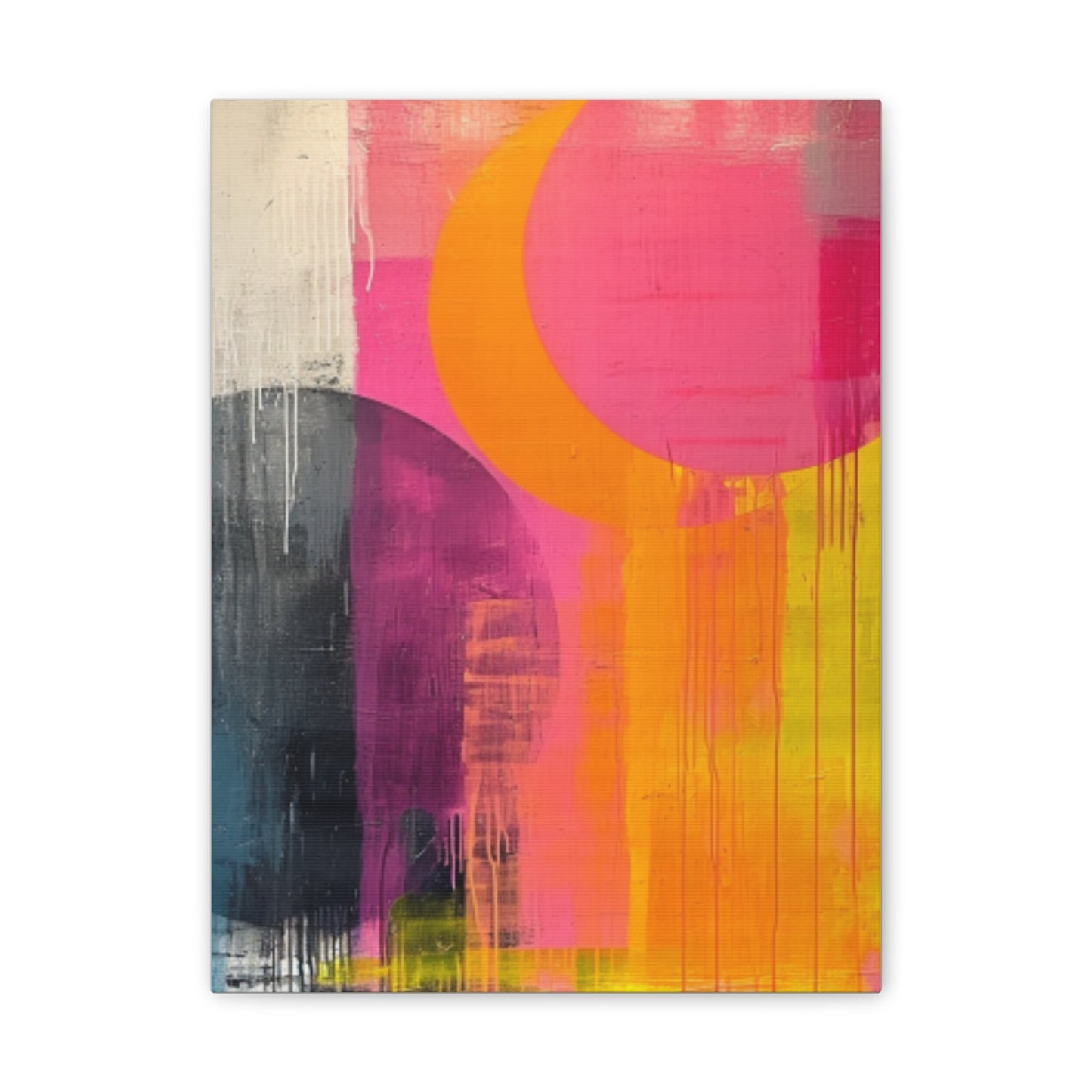 Primary Elegance: A Symphony of Sophistication Canvas Print