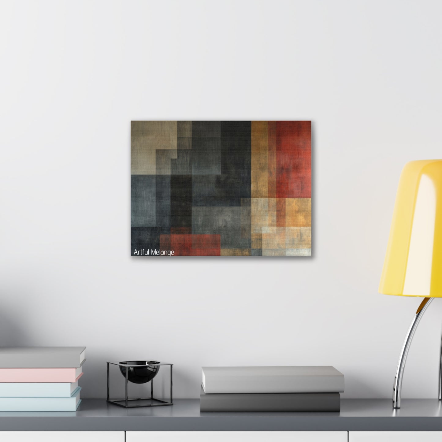 Primary Elegance: A Symphony of Sophistication Canvas Print