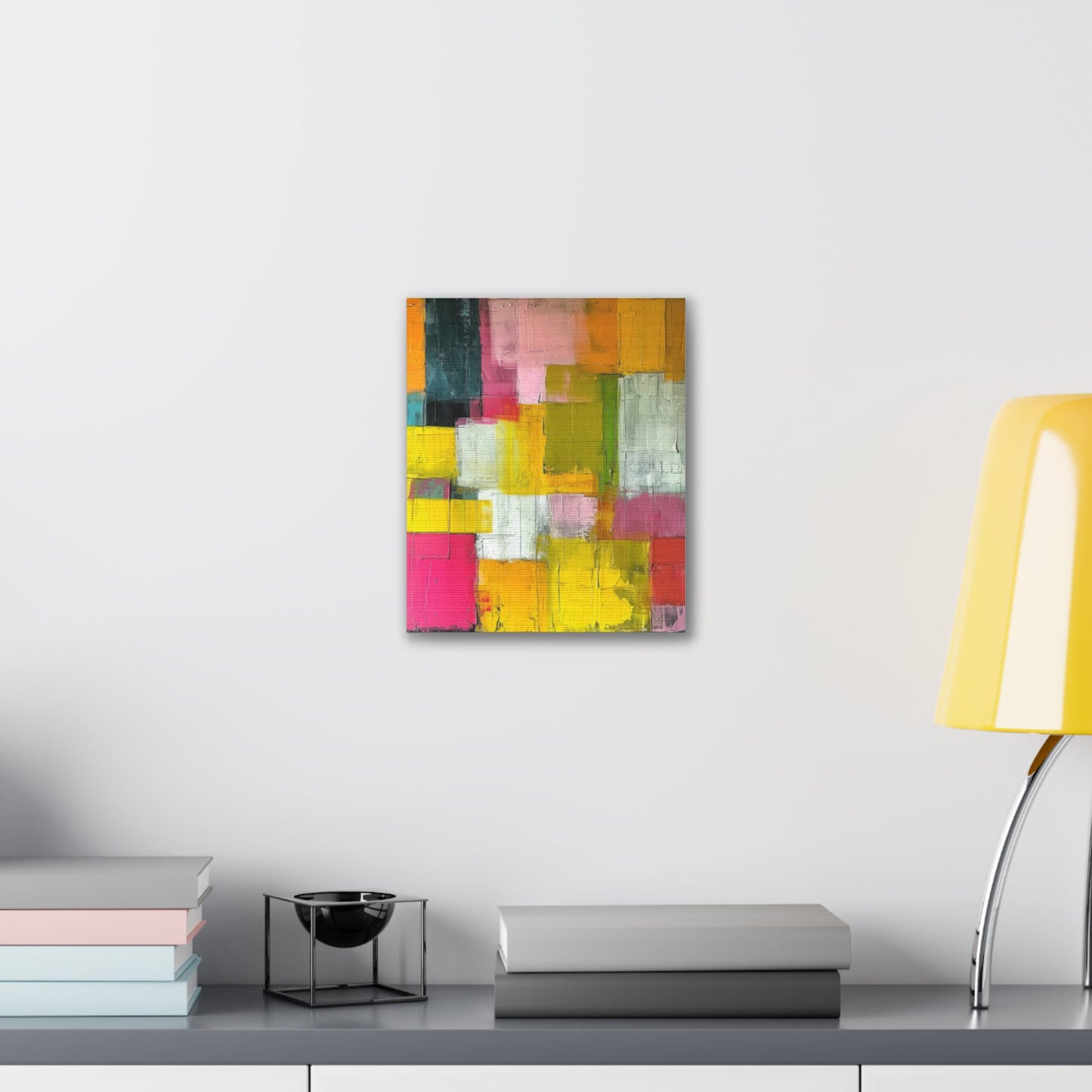 Primary Elegance: A Symphony of Sophistication Canvas Print