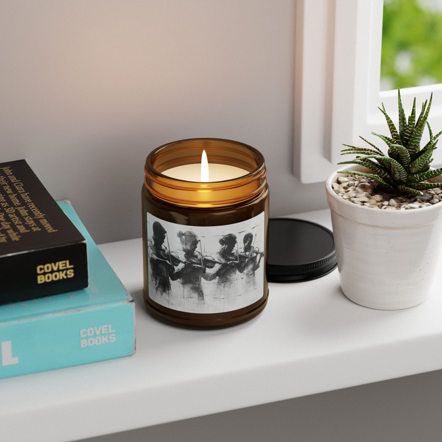 Harmony and Soul Scented Black Excellence Soy Candle