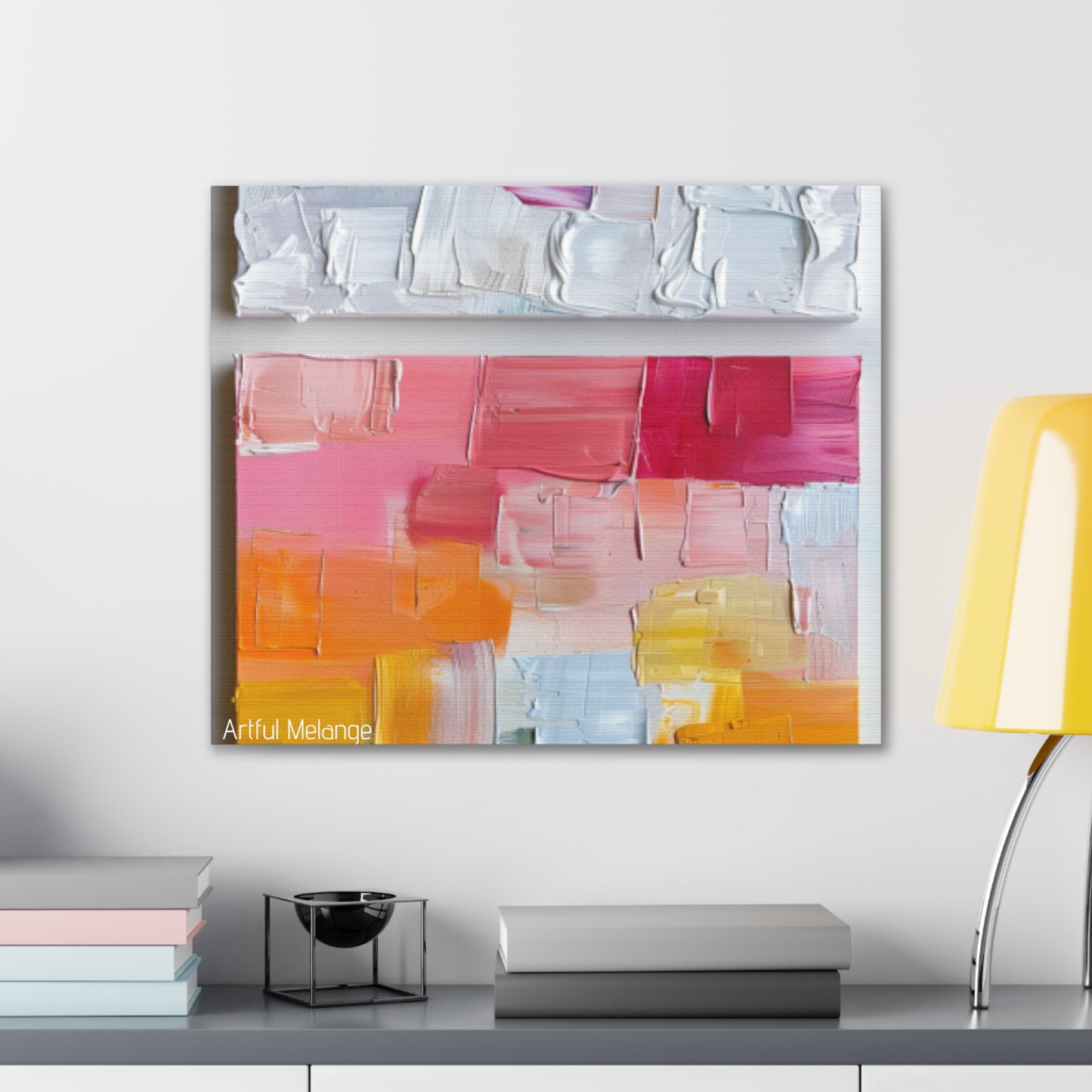 Primary Elegance: A Symphony of Sophistication Canvas Print