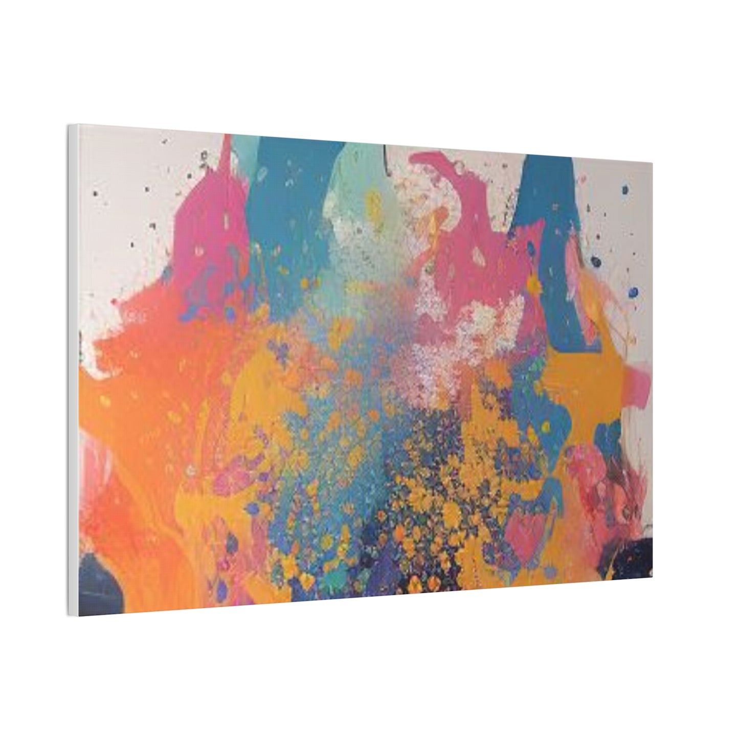 Primary Elegance: A Symphony of Sophistication Canvas Print