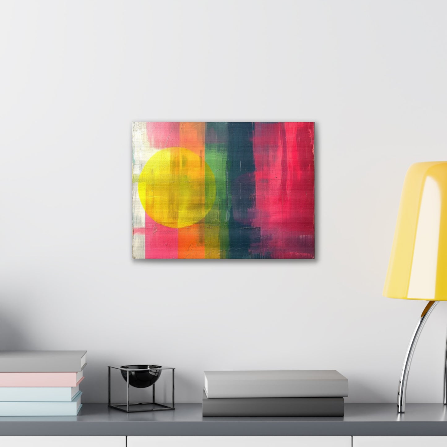 Primary Elegance: A Symphony of Sophistication Canvas Print