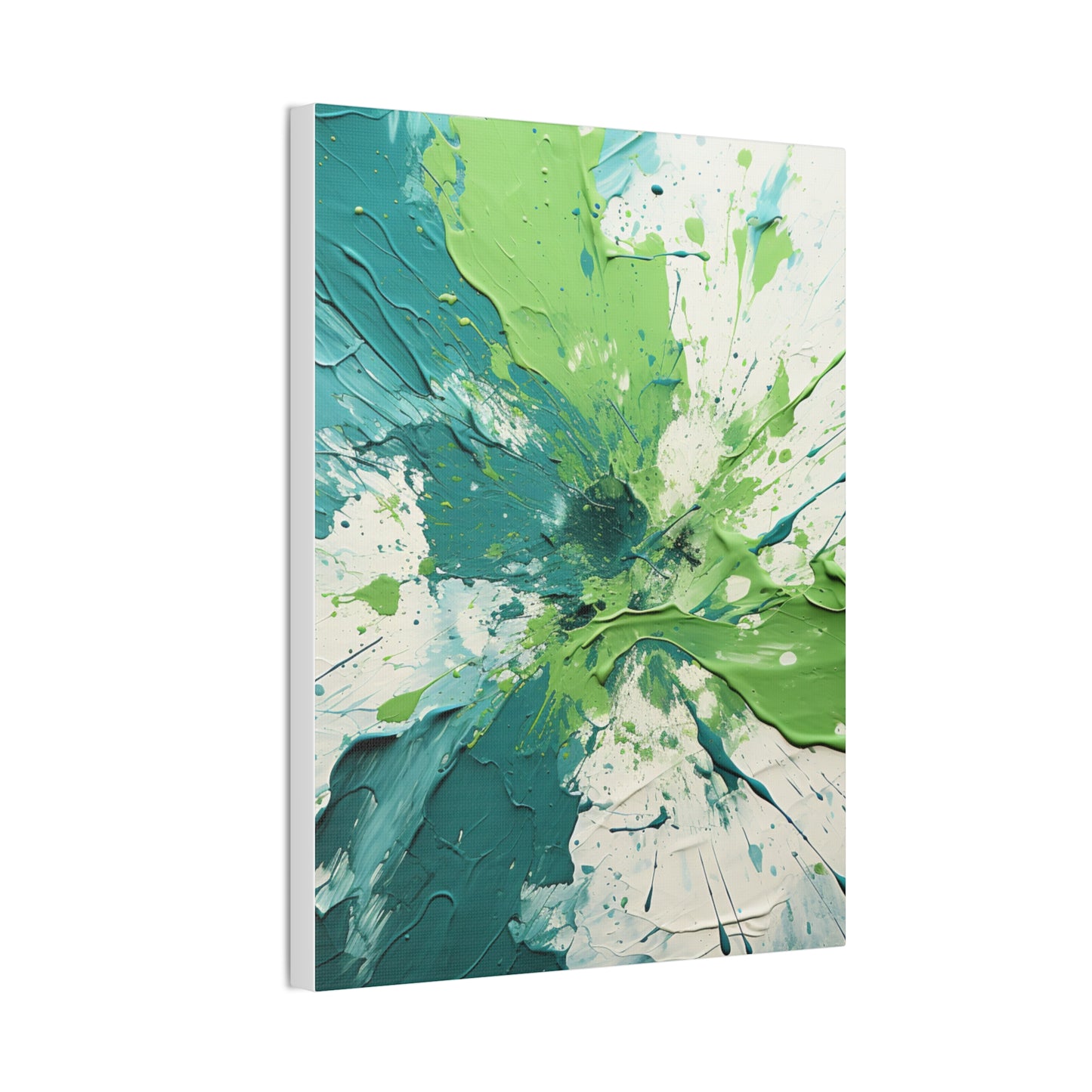 Acrylic Abstract Canvas Print - Richly Textured Artistry