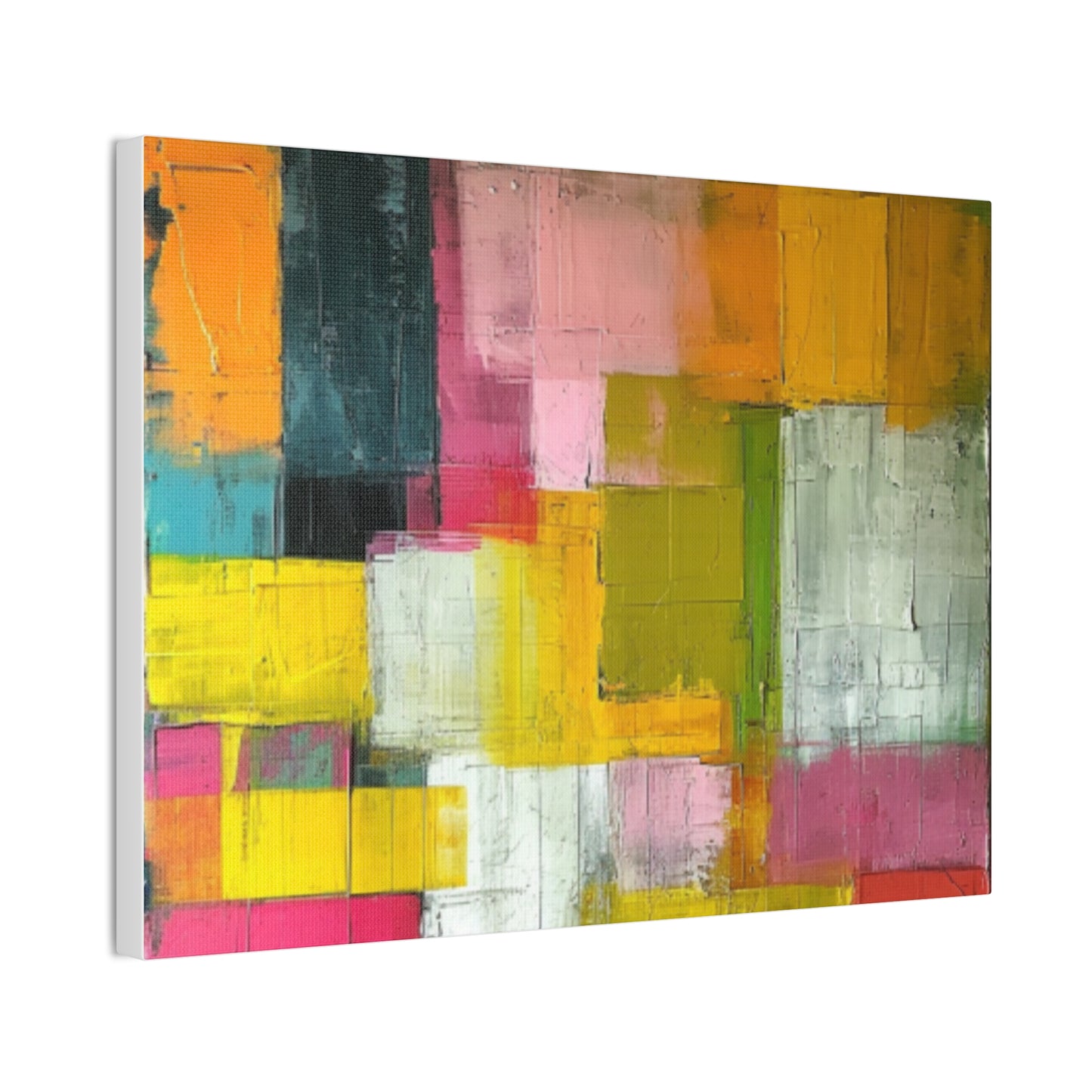 Primary Elegance: A Symphony of Sophistication Canvas Print