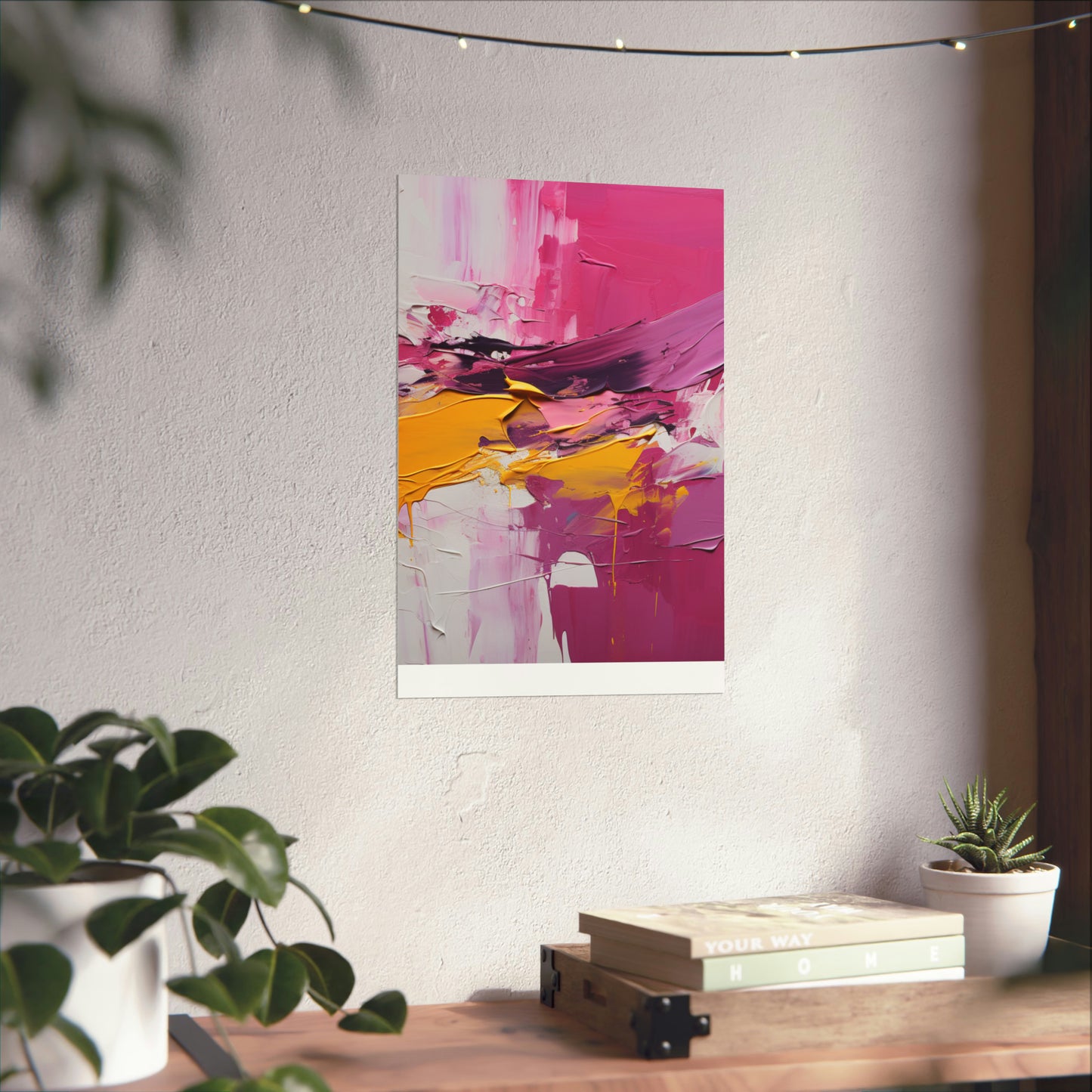 Radiant Harmony Matte Vertical Canvas Poster