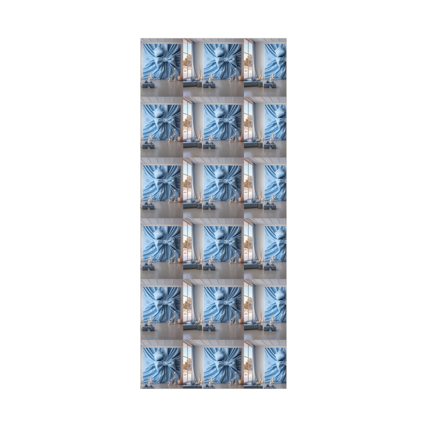 Elegant Blue Holiday Wrapping Paper Collection – Elevate Your Gifts with Sophisticated Style