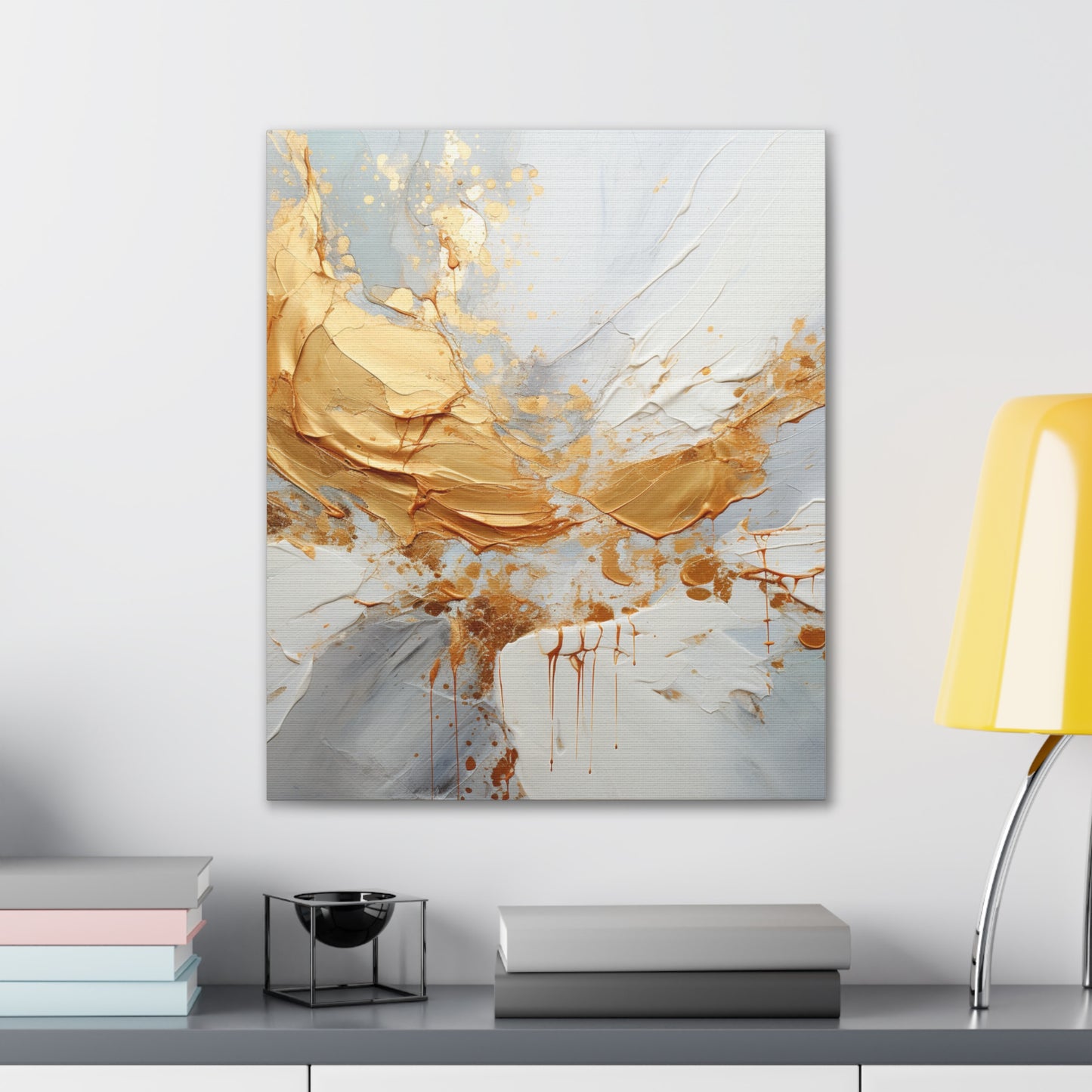 Acrylic Abstract Canvas Print - Richly Textured Artistry