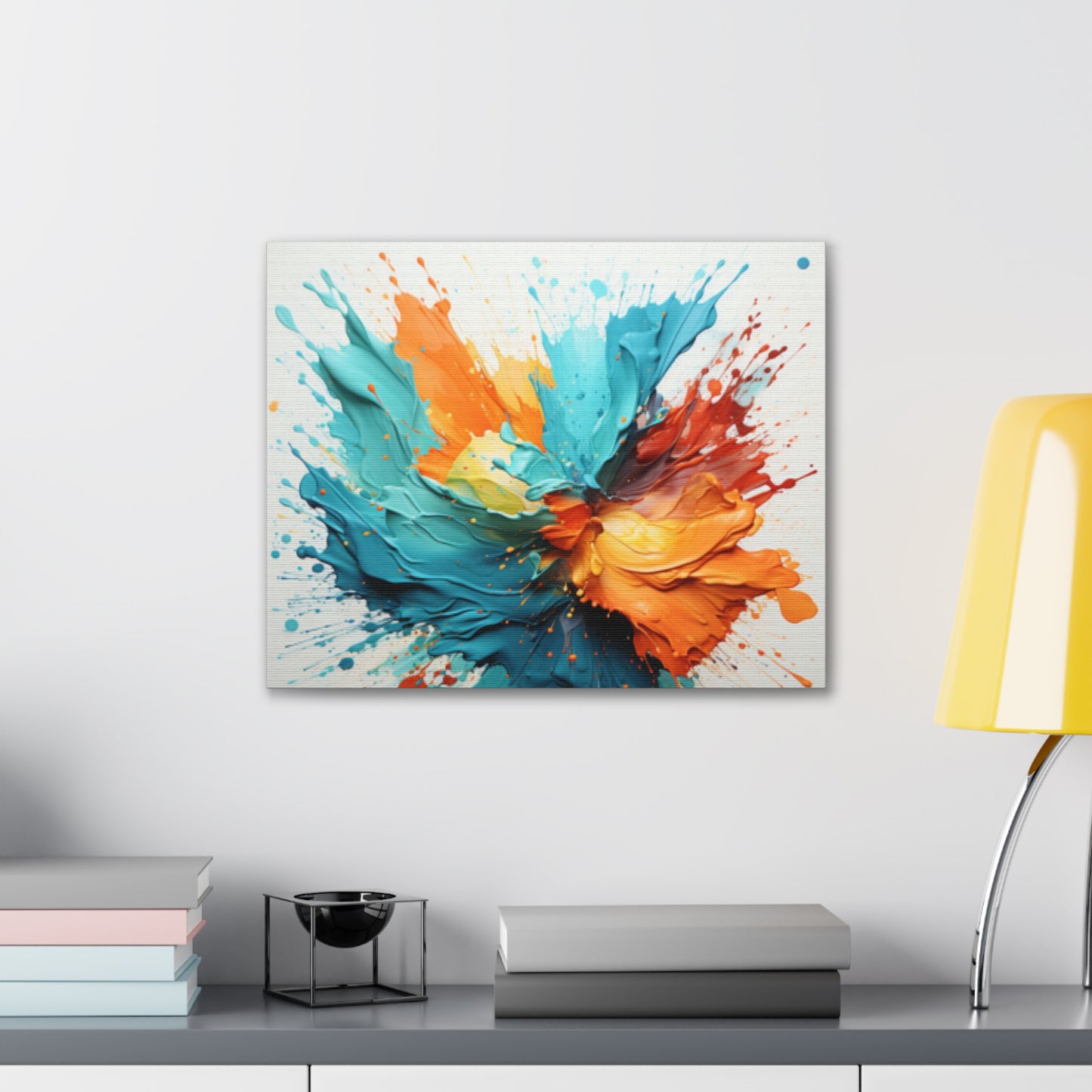 Primary Elegance: A Symphony of Sophistication Canvas Print