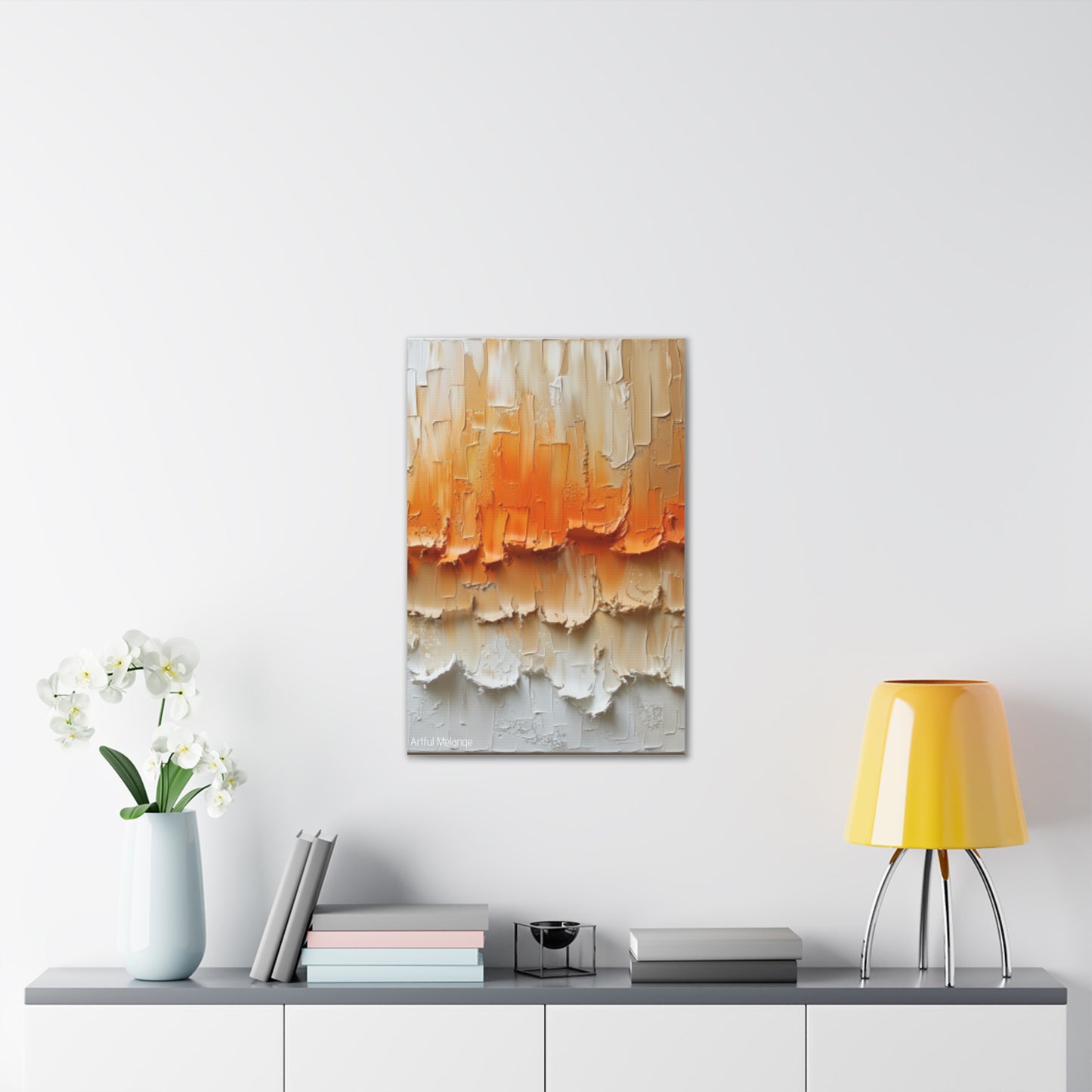 Primary Elegance: A Symphony of Sophistication Canvas Print