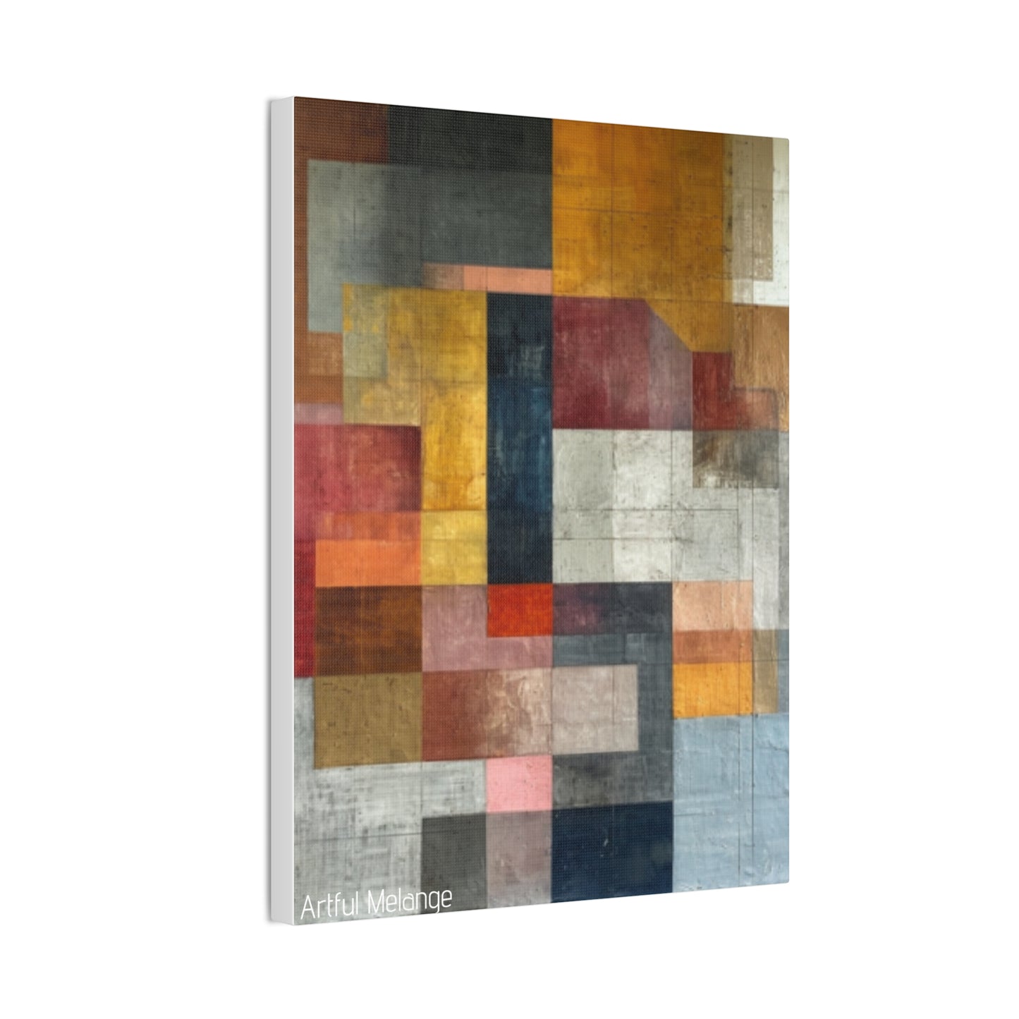 Primary Elegance: A Symphony of Sophistication Canvas Print