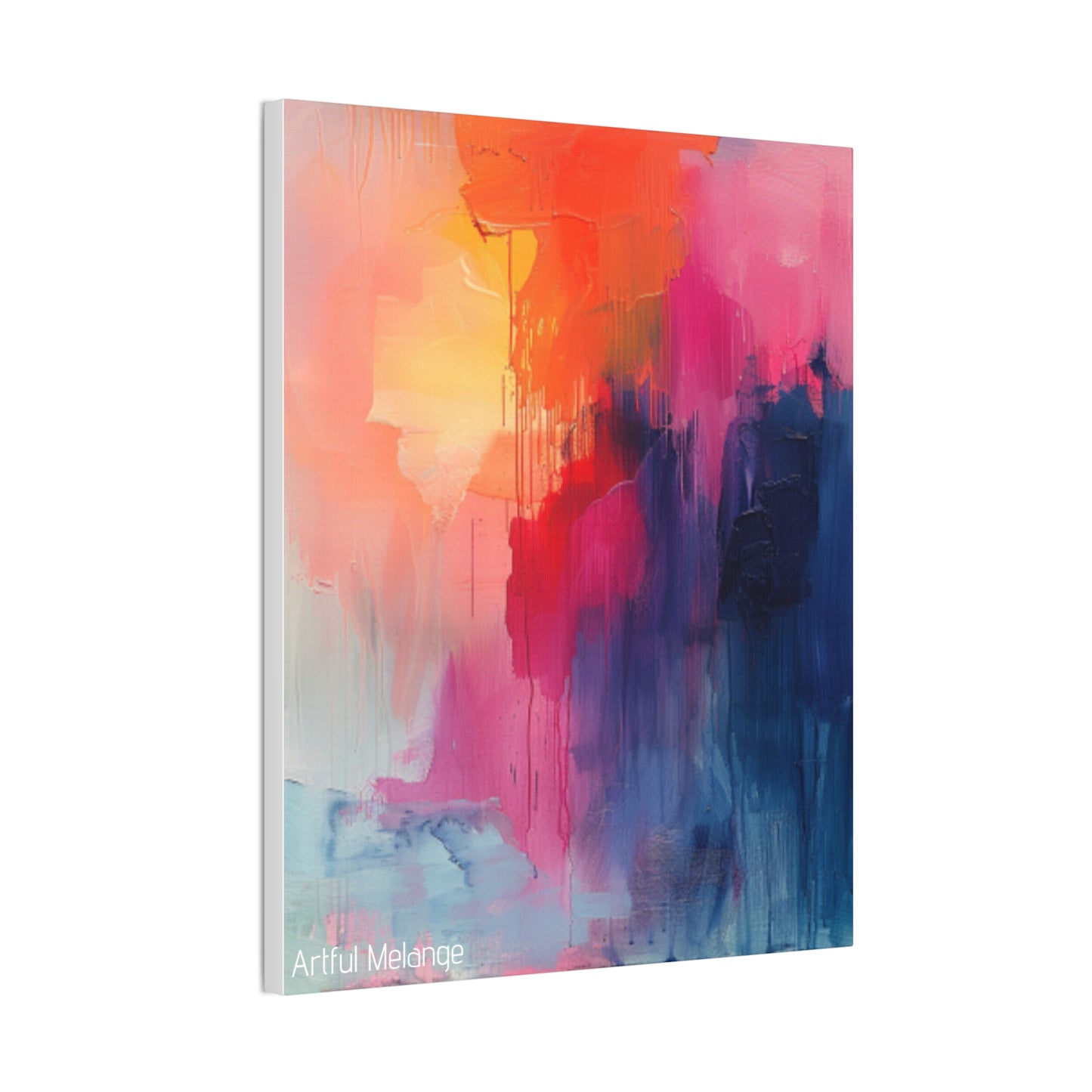 Primary Elegance: A Symphony of Sophistication Canvas Print